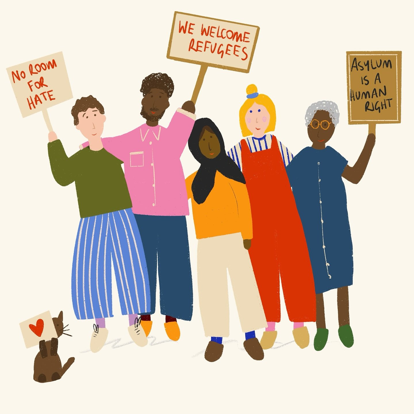 So inspiring to see Walthamstow come together last night 💛 

#refugees #refugeeswelcome #walthamforest #walthamstow #withrefugees #refugeesarewelcomehere #e17