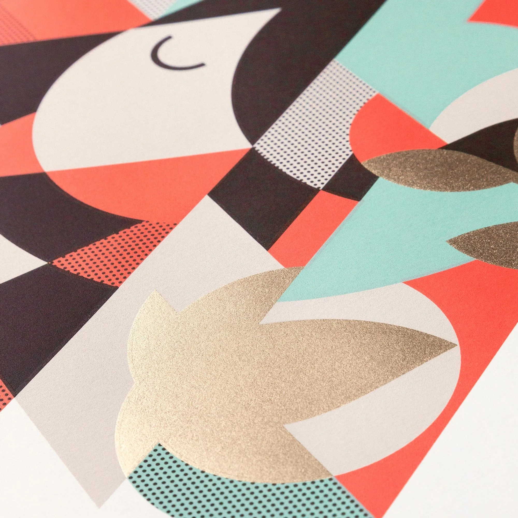 Screen print of Autumn Meditation by artist Jim Fox