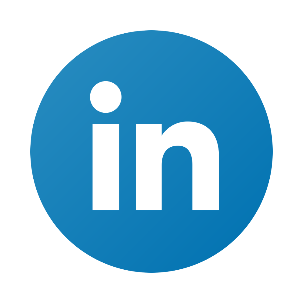 Logotipo de LinkedIn con la letra «in» en blanco sobre un fondo circular azul.