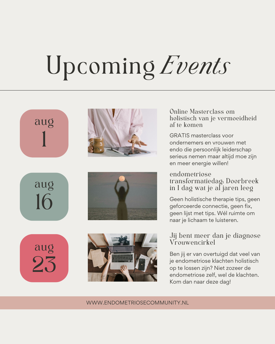 Zomer agenda events