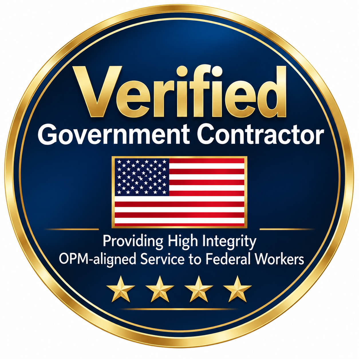 Verified Government Contractor Seal.