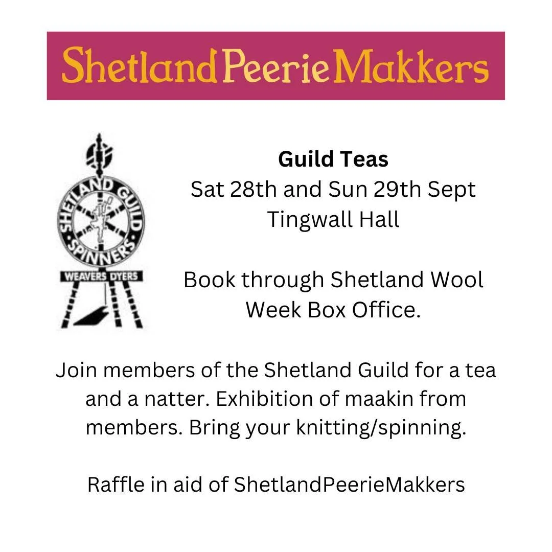 Where to find us during wool week. 

Check out our feed on Facebook and Instagram for full details and extras!

 #shetlandwoolweek