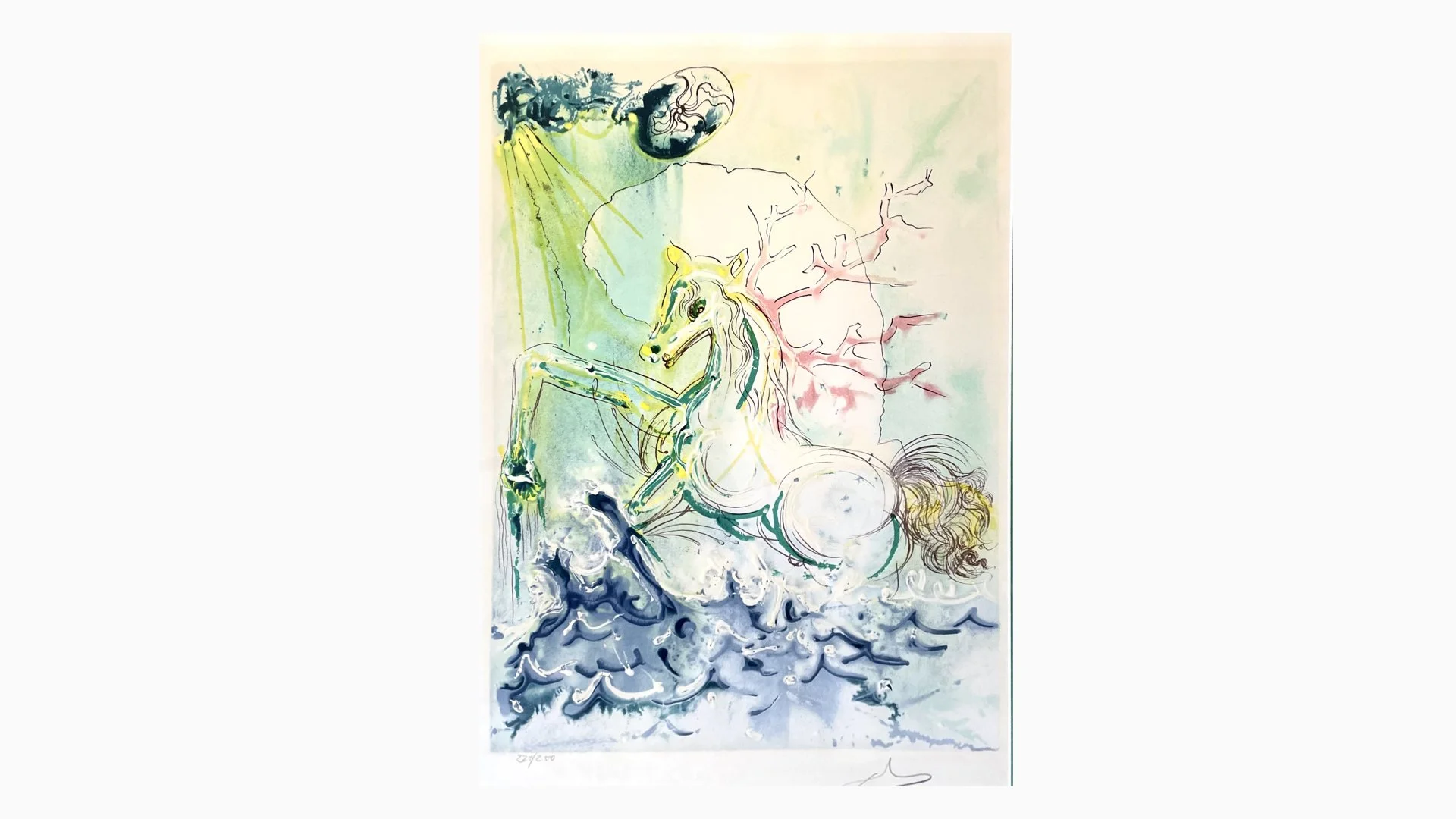 Salvador Dali etsning etching signed signerad.jpeg