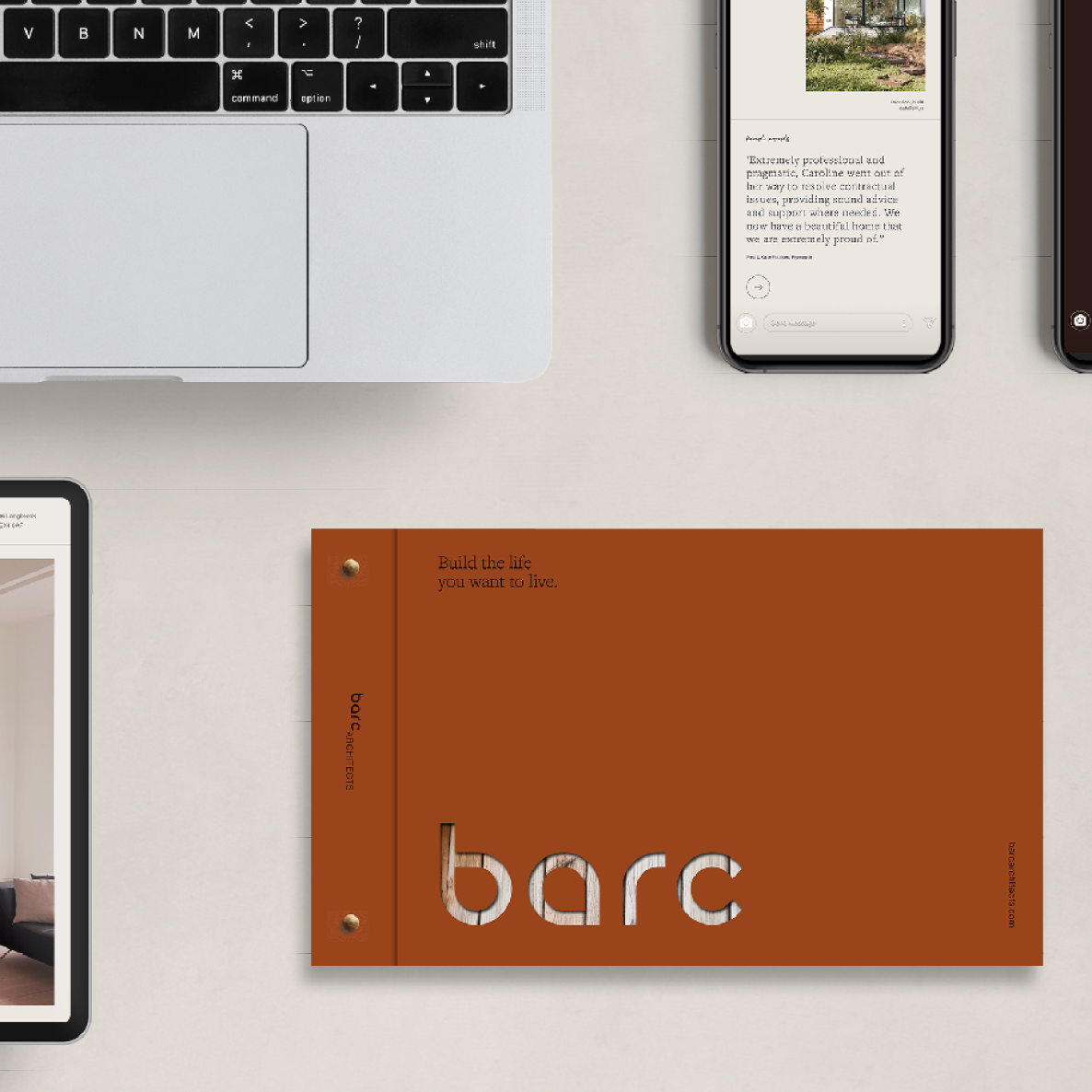 Creating a premium editorial brochure to introduce the practice to prospective clients