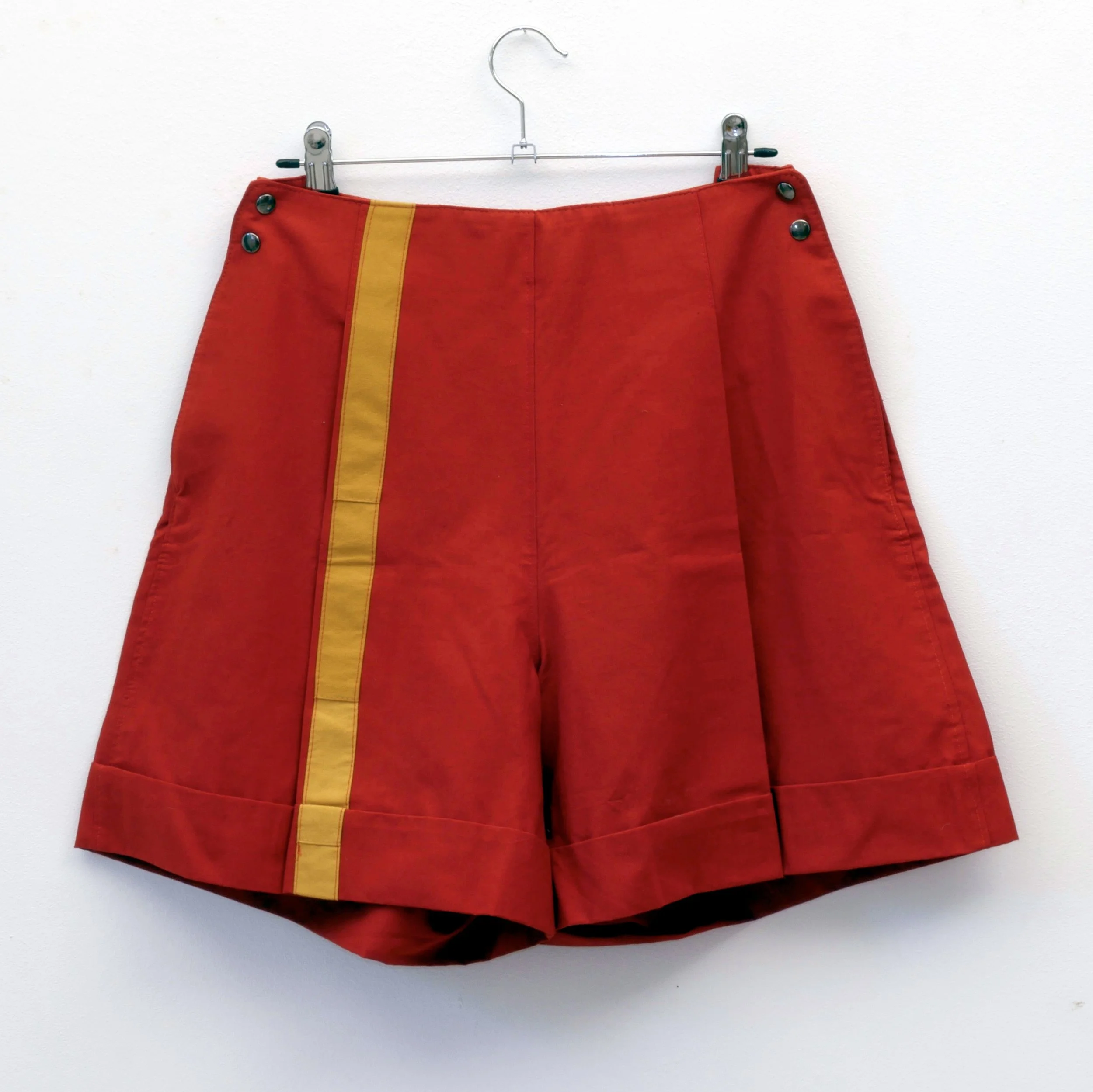 Short en coton asymétrique