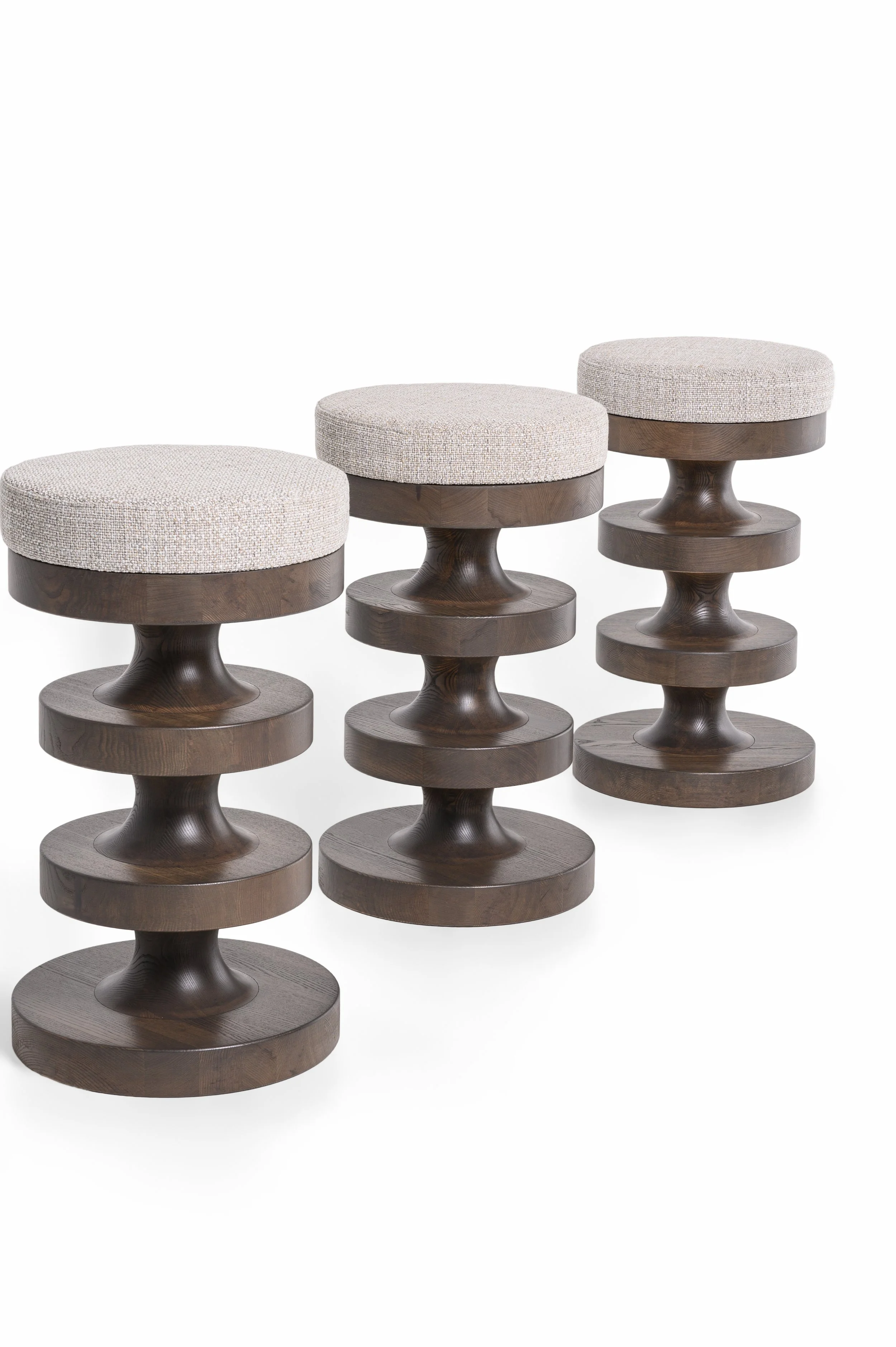 Round bar stools