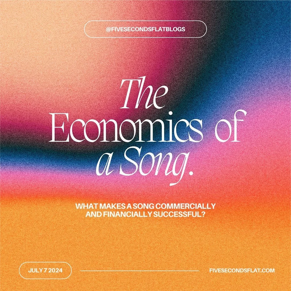 This week: What makes a song commercially and financially successful? Is it the catchy melody, the relatable lyrics, or the star power of the artist? While these elements are undoubtedly important, the economic factors behind a hit song are just as c