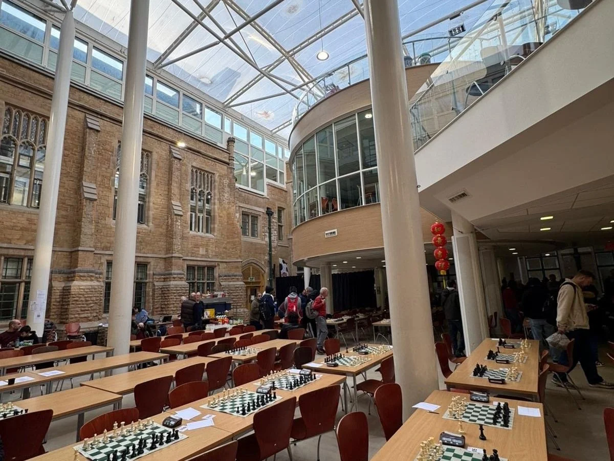 Chess tournament hall