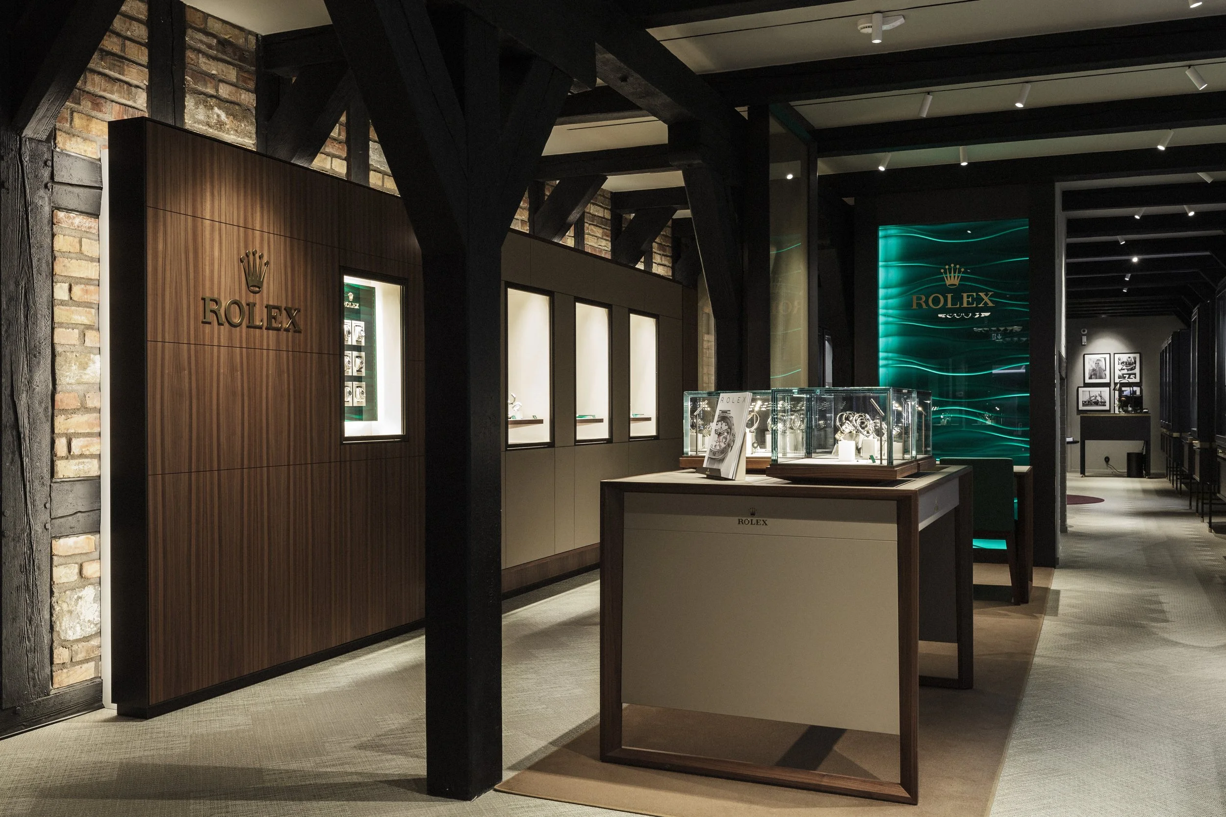 Rolex display hos Bergströms Ur i Malmö.