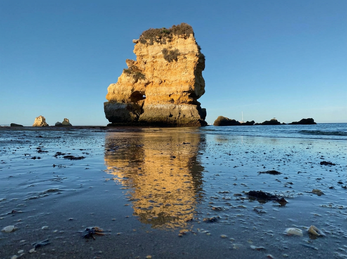 Felsen Praia Dona Ana