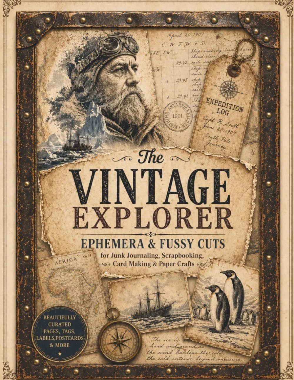 The Vintage Explorer: Ephemera &amp; Fussy Cuts for Junk Journaling, Scrapbooking, Card Making &amp; Paper Crafts
