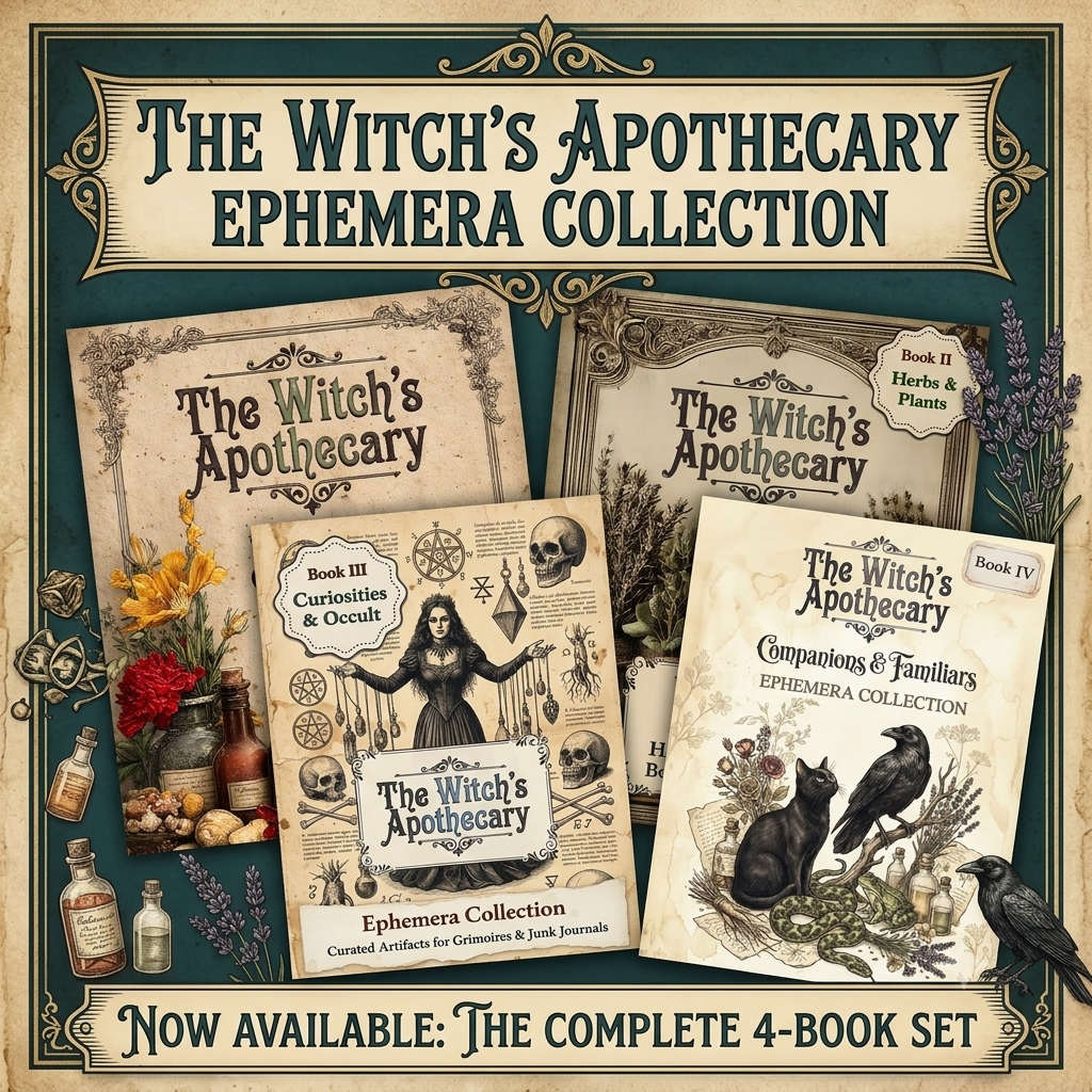 The Witch’s Apothecary Ephemera Collection (4-book set)