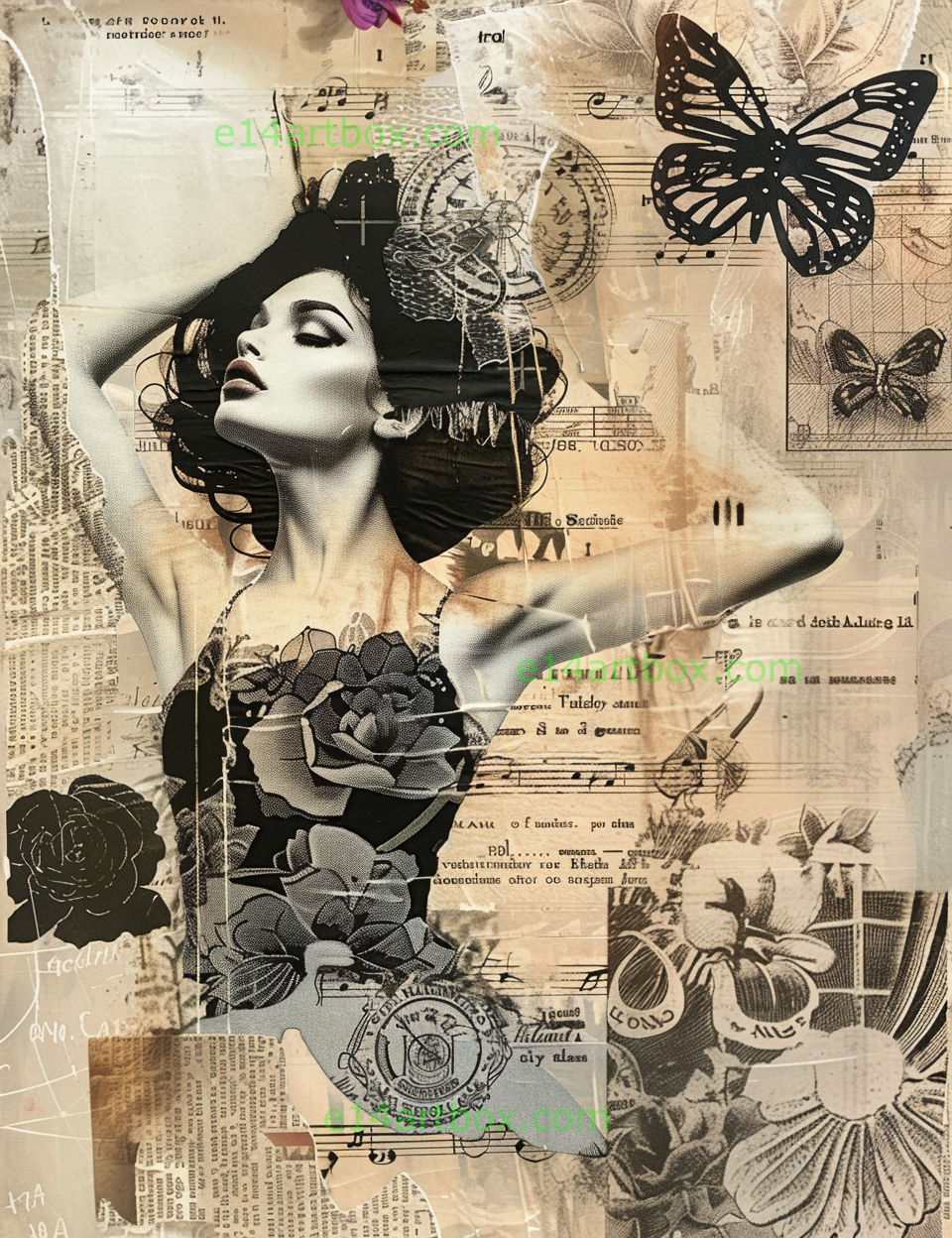 Space & Motion: Collage Pages for Scrapbooking, Junk Journals and Collage Art