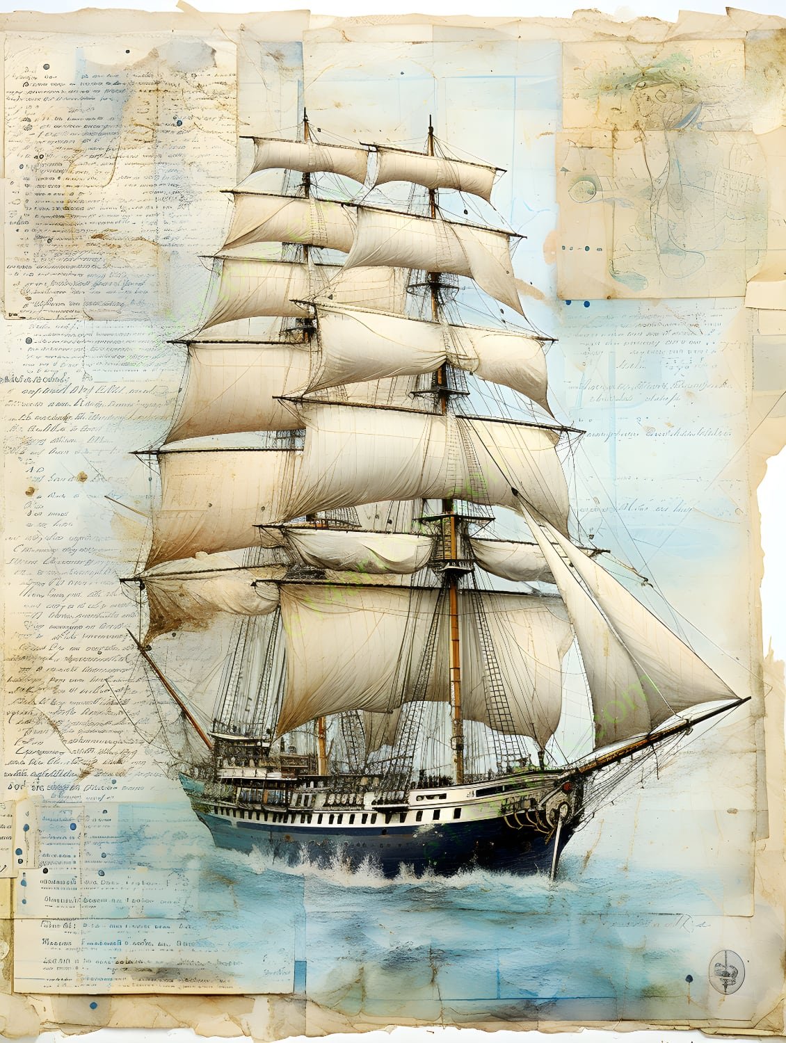 Vintage Victorian Nautical Ephemera Collection: Vintage Ephemera Vol. 2 (Vintage Victorian Ephemera Collection)