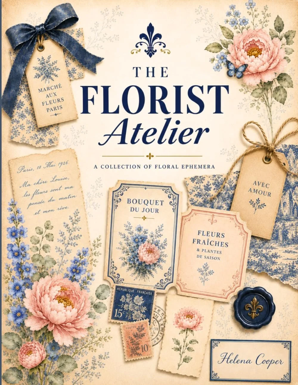 The Florist Atelier: A Collection of Floral Ephemera for Junk Journals, Scrapbooking &amp; Paper Crafts