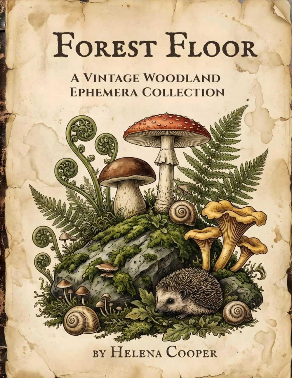 Forest Floor: A Vintage Woodland Ephemera Collection: Botanical Prints, Mushrooms, and Nature Cutouts for Junk Journaling and Scrapbooking