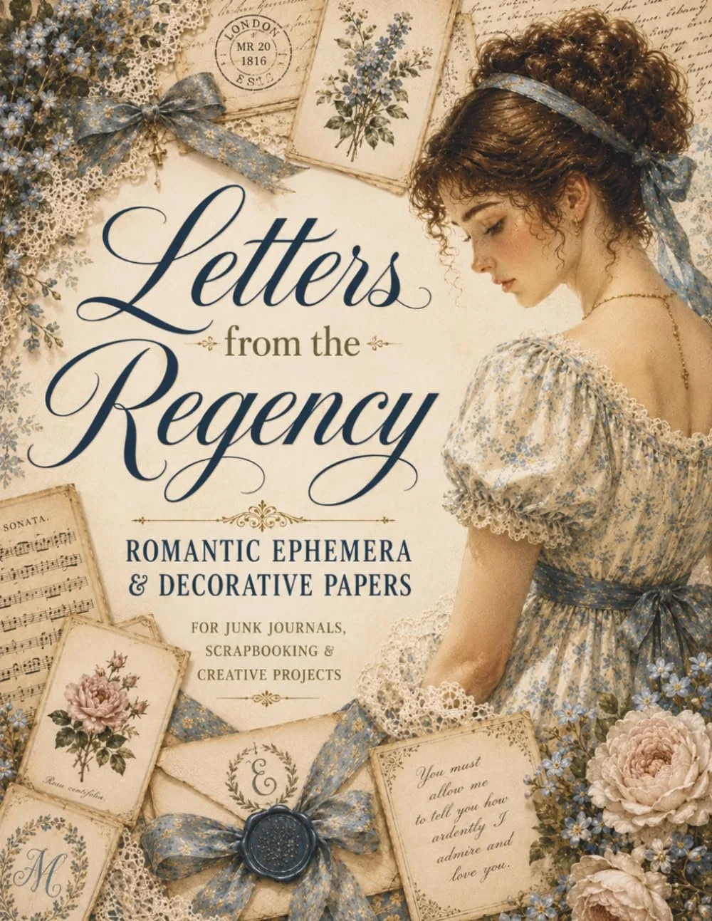 Letters from the Regency: Romantic Ephemera &amp; Decorative Papers for Junk Journals, Scrapbooking &amp; Paper Crafts