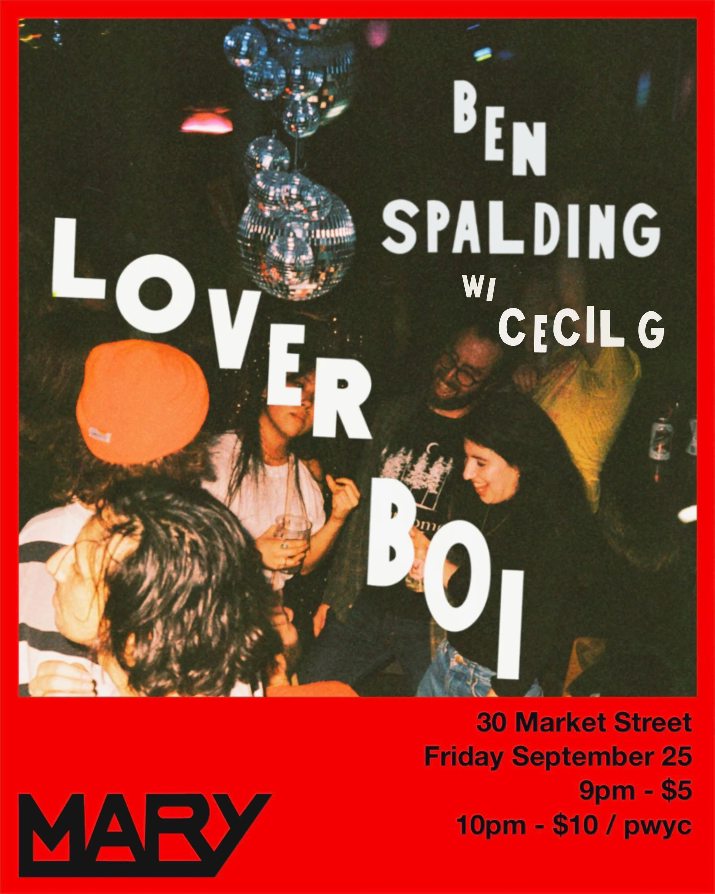l o v e r b o i with DJs Ben Spaulding and Cecil G returns this Friday, September 25! 👯&zwj;♂️🪩

Happy Hour 5-7pm
Open 5pm-Late
