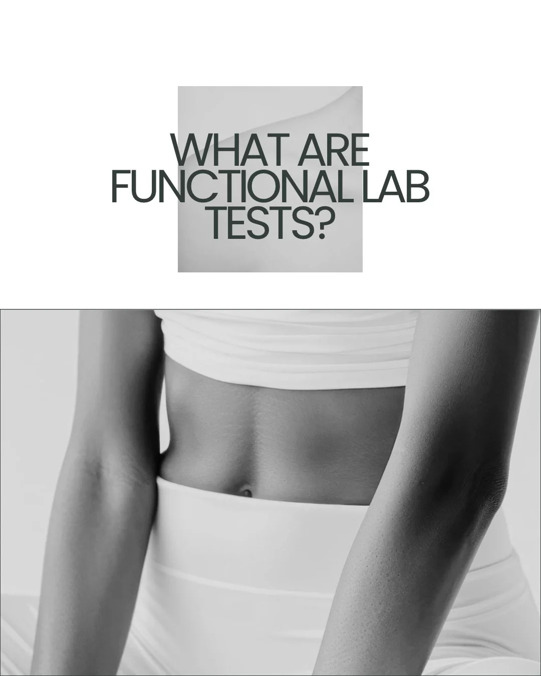 Your health deserves more than surface-level answers.

Functional lab testing goes beyond standard blood work to uncover why your body feels the way it does-looking at hormones, thyroid function, gut health, nutrient deficiencies, metabolic health, i