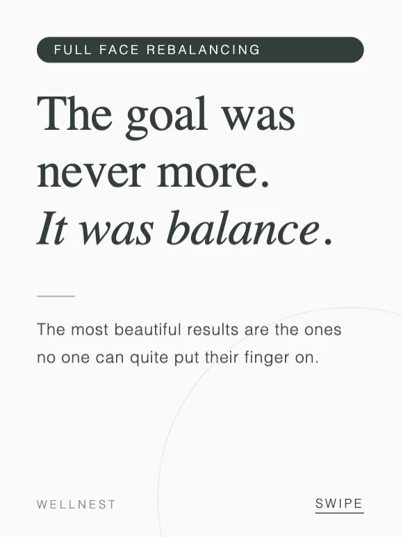 Designed for full-face refinement in one visit.

&bull; 3+ syringes at $800 each
&bull; Complimentary lip filler ($750 value) included

Everything working together.
In one appointment.
For results that actually make sense on your face.

Natural resul