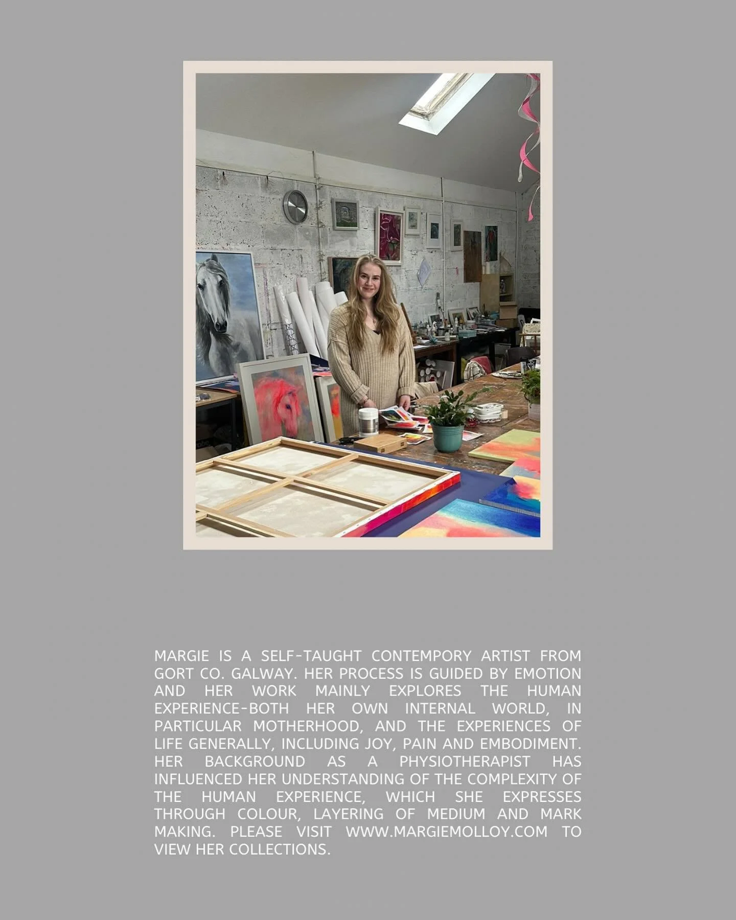 Only 5 more days to come see my available work at @brazcocoffeeacademy ❤️ here&rsquo;s a little bit about me and my work 🎨🤸&zwj;♀️