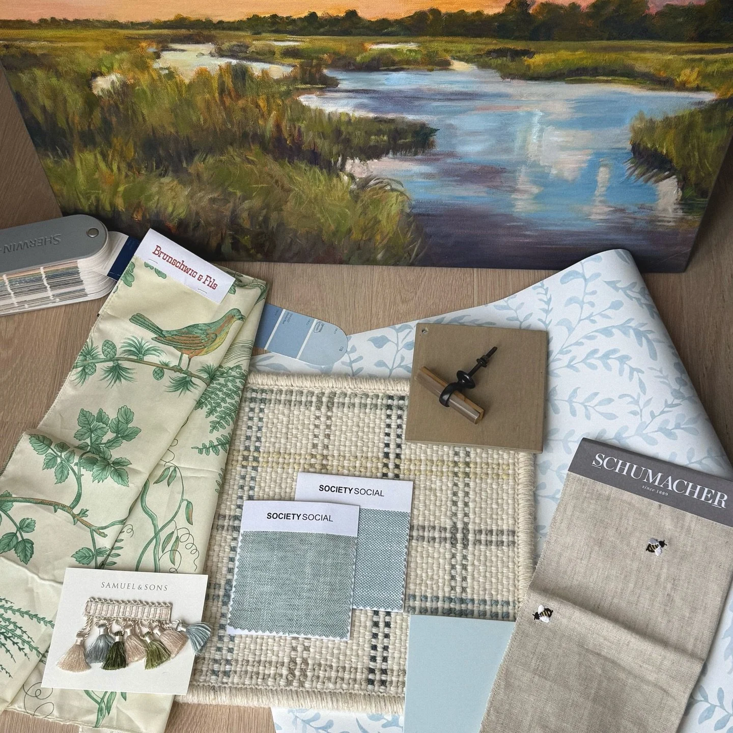 A scheme I can&rsquo;t wait to see come to life 🩵🌾 🐝