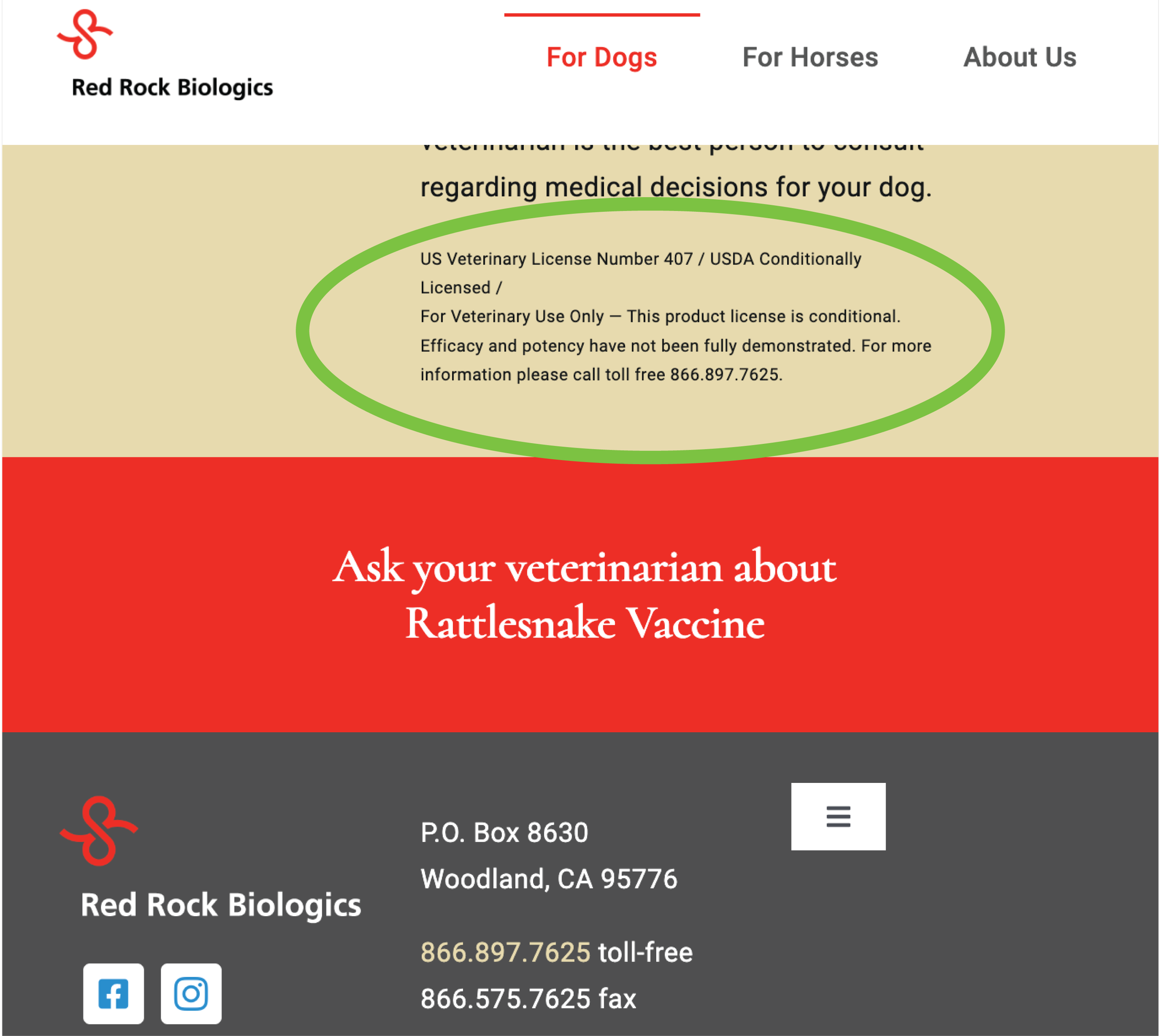 Rattlesnake Vaccine for Dogs —