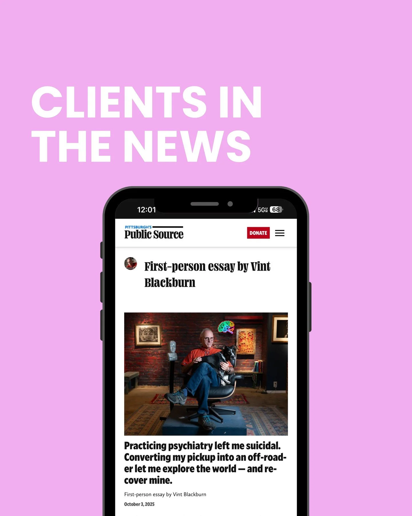 We&rsquo;re proud to have helped our client, @alleghenycountyms, and one of their members be featured in @publicsource &mdash; sharing an important story on physician burnout, resilience, and the journey to healing. 💙

It&rsquo;s an honor to help br