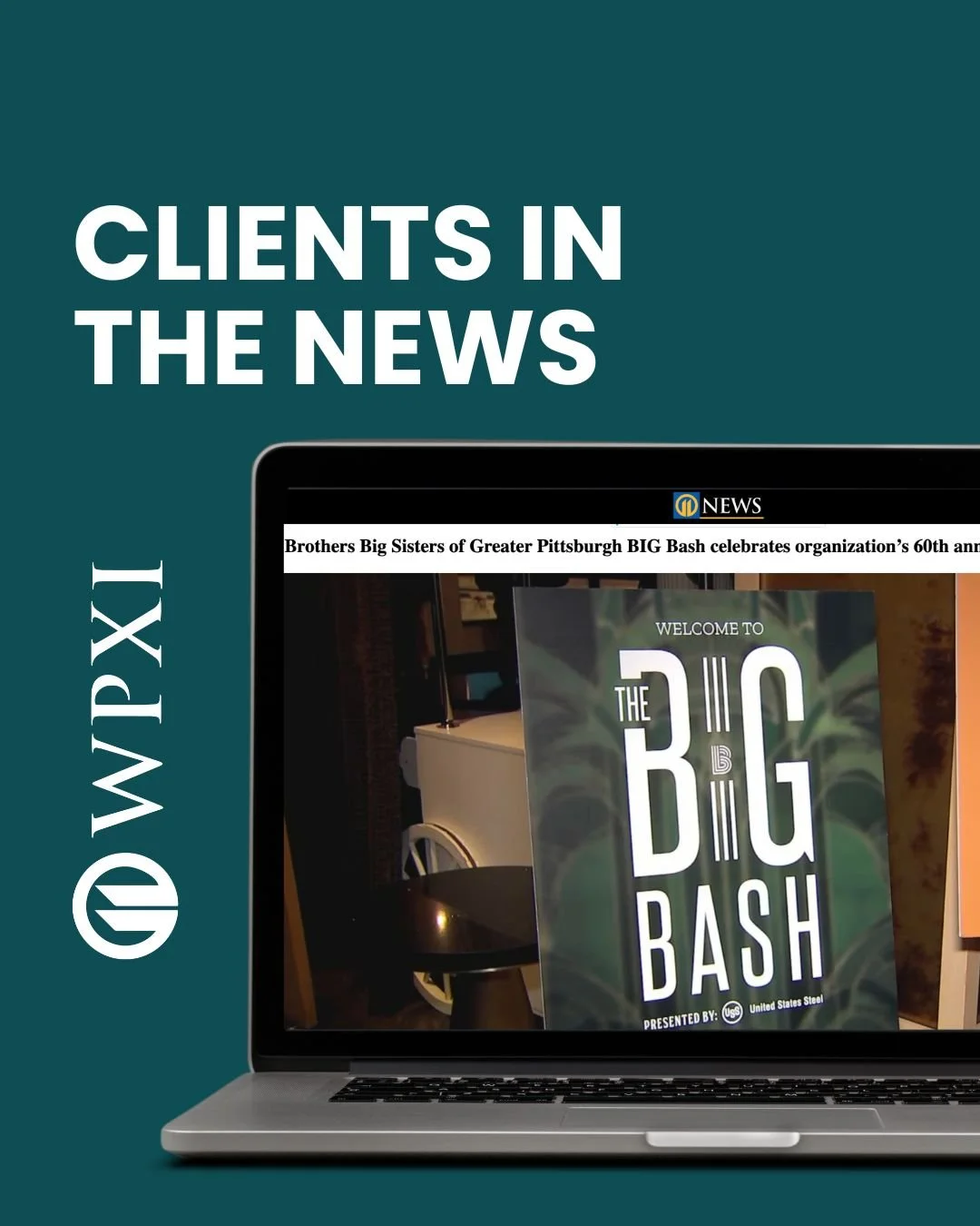 We&rsquo;re thrilled to see our client, @bbbspgh, featured in the news for their incredible event, The BIG Bash!💚

The event celebrated 60 years of mentorship and community impact &mdash; all while raising vital funds to support their ongoing missio