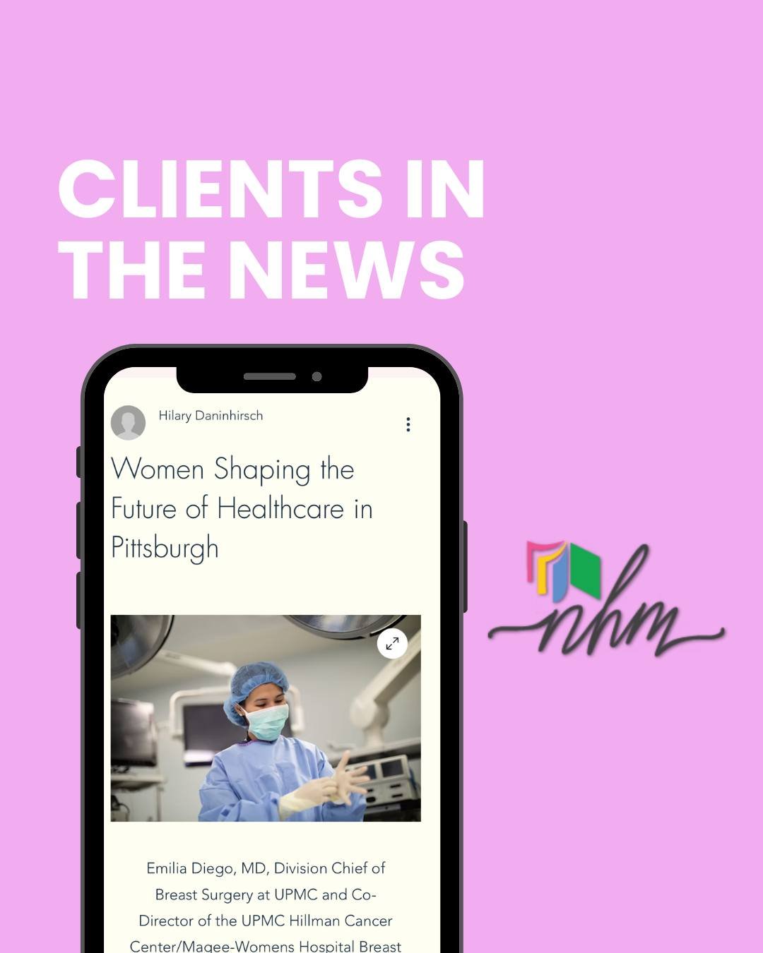 We&rsquo;re proud to have helped our client, @alleghenycountyms, and President-Elect, Dr. Kirsten Lin, be featured in @northhillsmonthly &mdash; highlighting her inspiring work in &ldquo;Women Shaping the Future of Healthcare in Pittsburgh.&rdquo; 💙