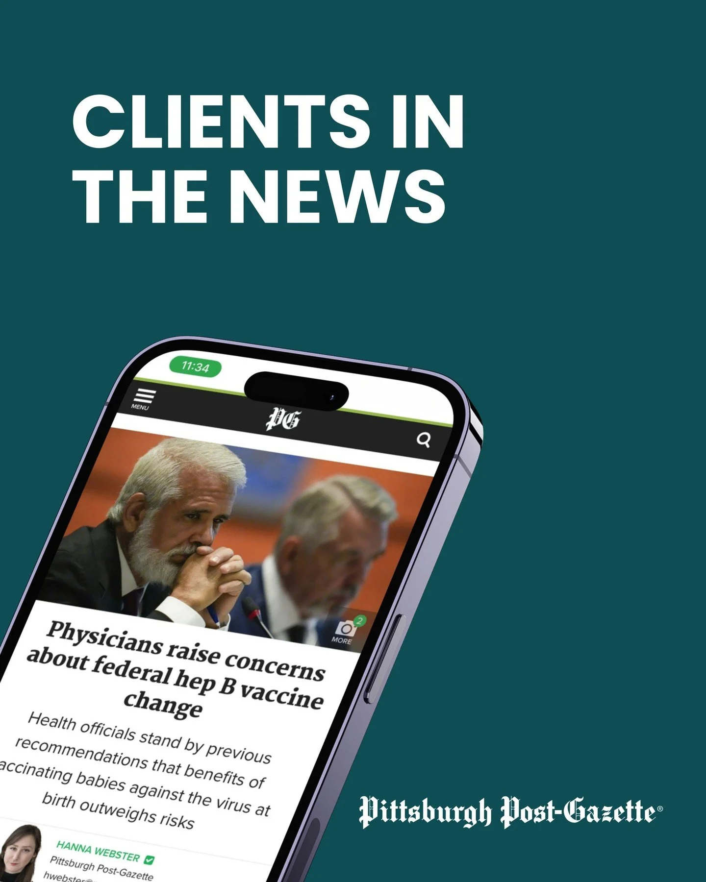 We&rsquo;re proud to support our client, @alleghenycountyms, as they share physician expertise in the @pittsburghpg. 📰

ACMS joined local public health leaders in raising concerns that recent federal changes could increase confusion and erode trust 