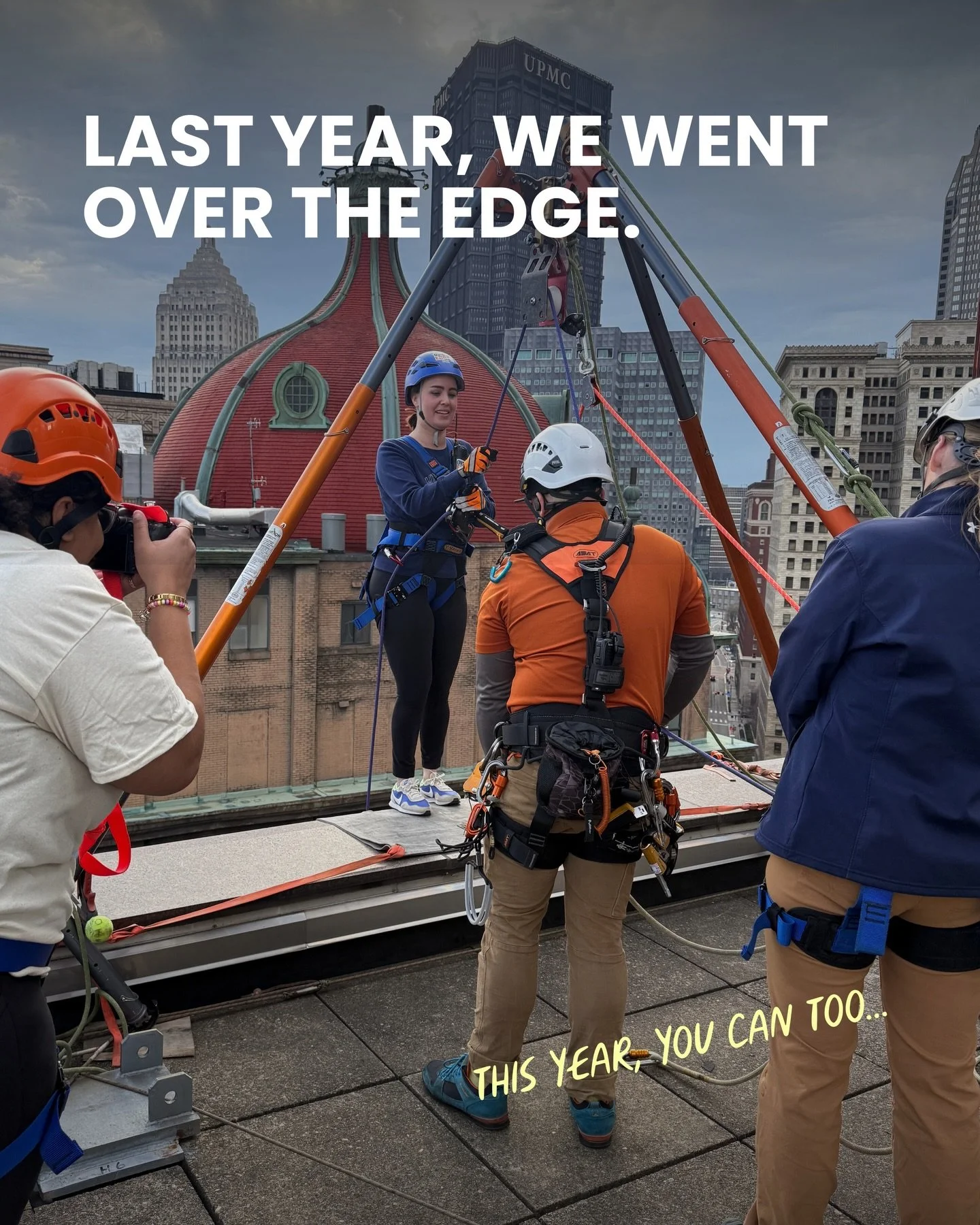 Over The Edge is back, and we&rsquo;re proud to support @bbbspgh as they bring this incredible event to life. 🏙️

Last year, we took the leap. This year, we&rsquo;re inviting our community to step up with us by signing up to rappel a 20-story buildi