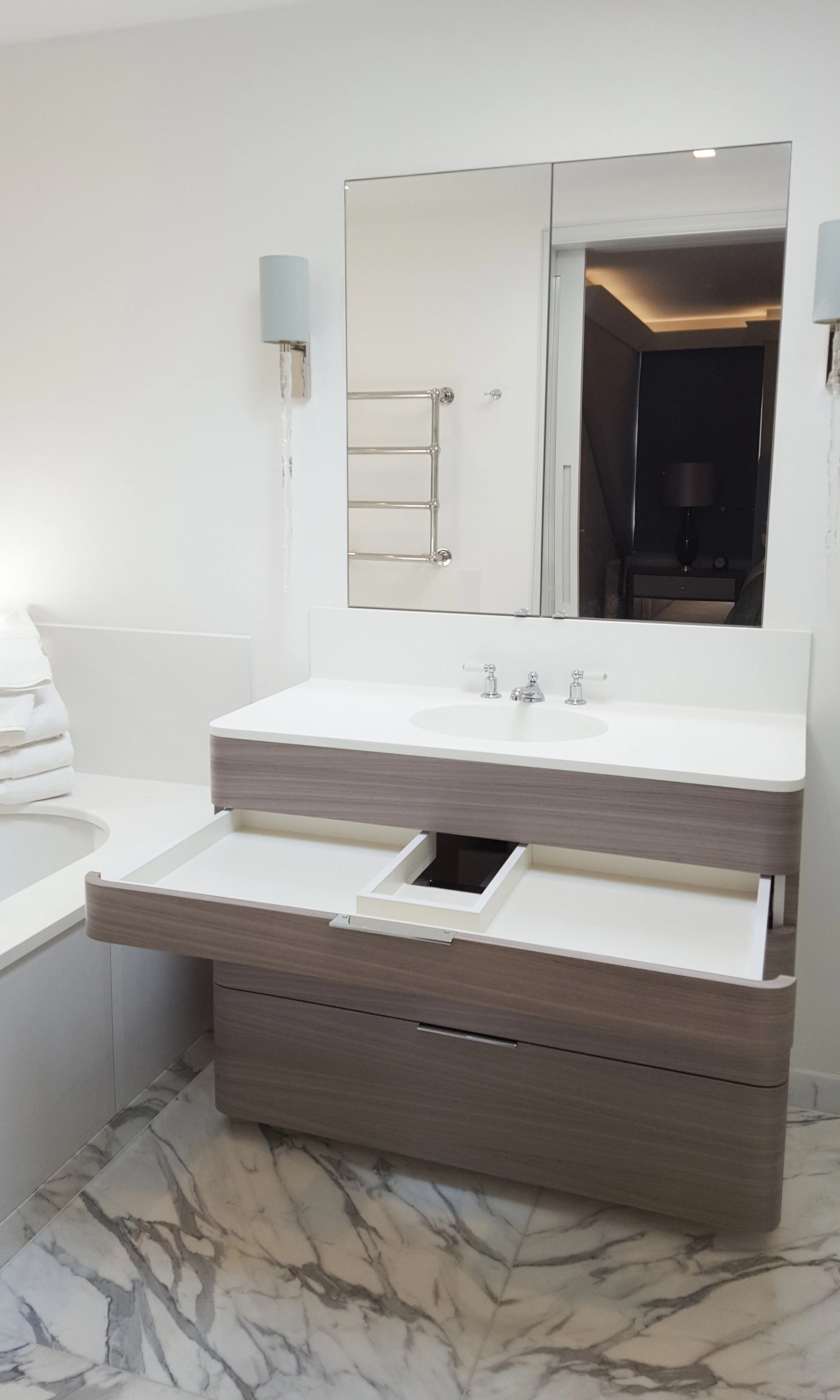 Bespoke bathroom vanity