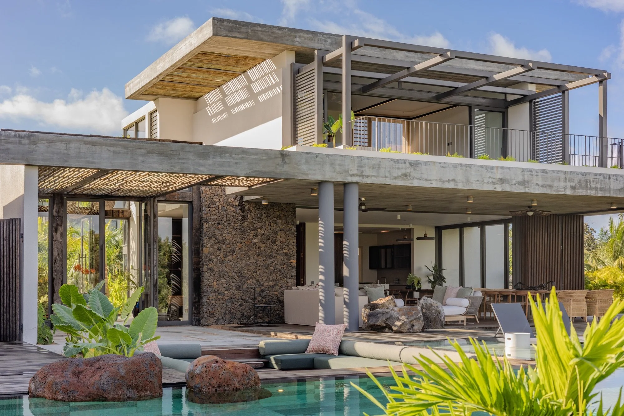 Luxury residential interior at Anahita with natural light and elegant finishes