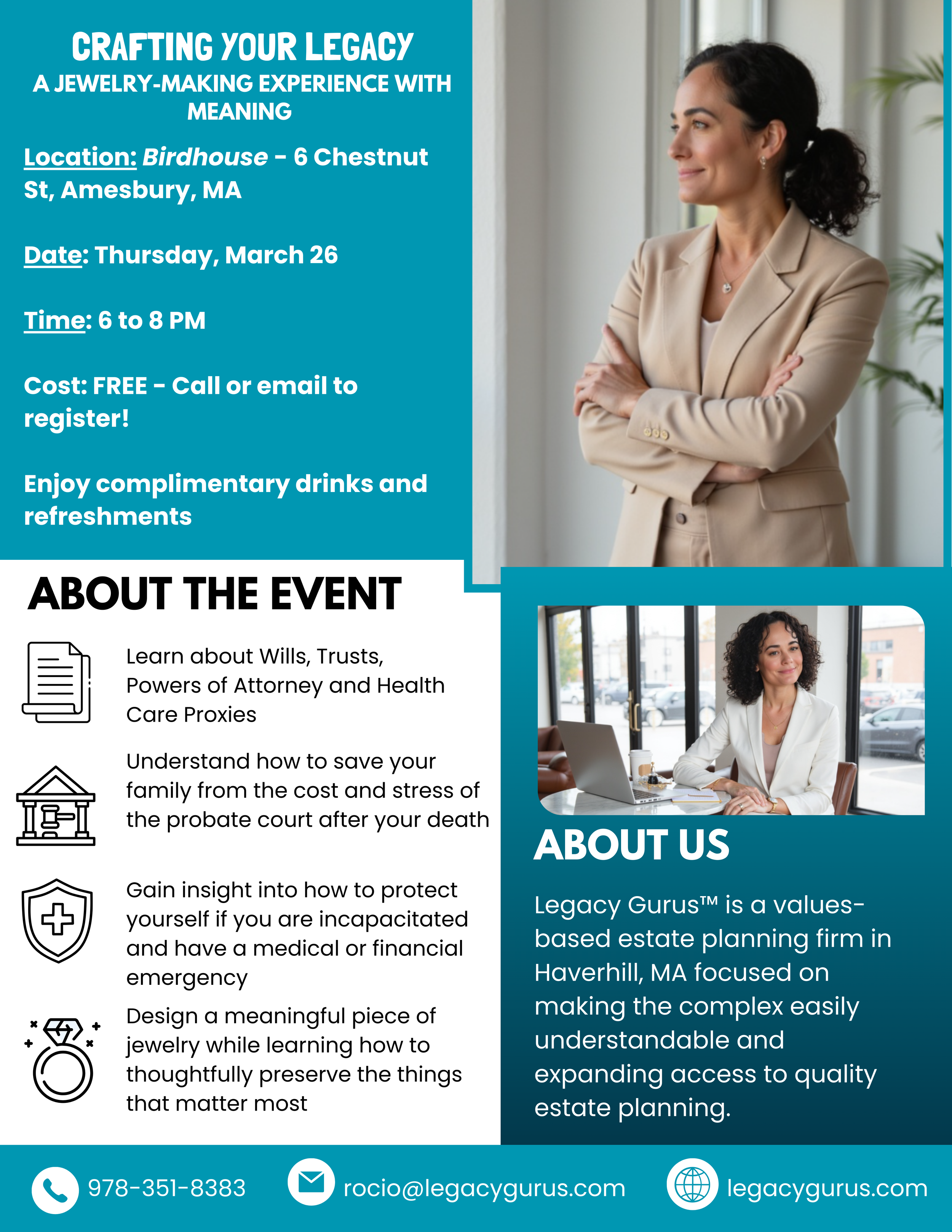 Crafting your Legacy: A Jewelry-Making Experience with Meaning