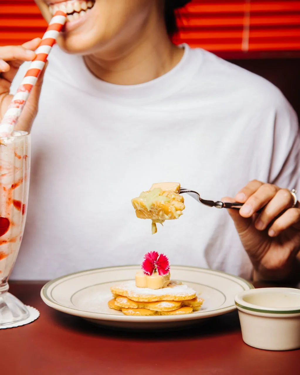 Pancakes this cute? You better hurry 🌸⁠
⁠
See you at Fowlboys Diner, The Campus!