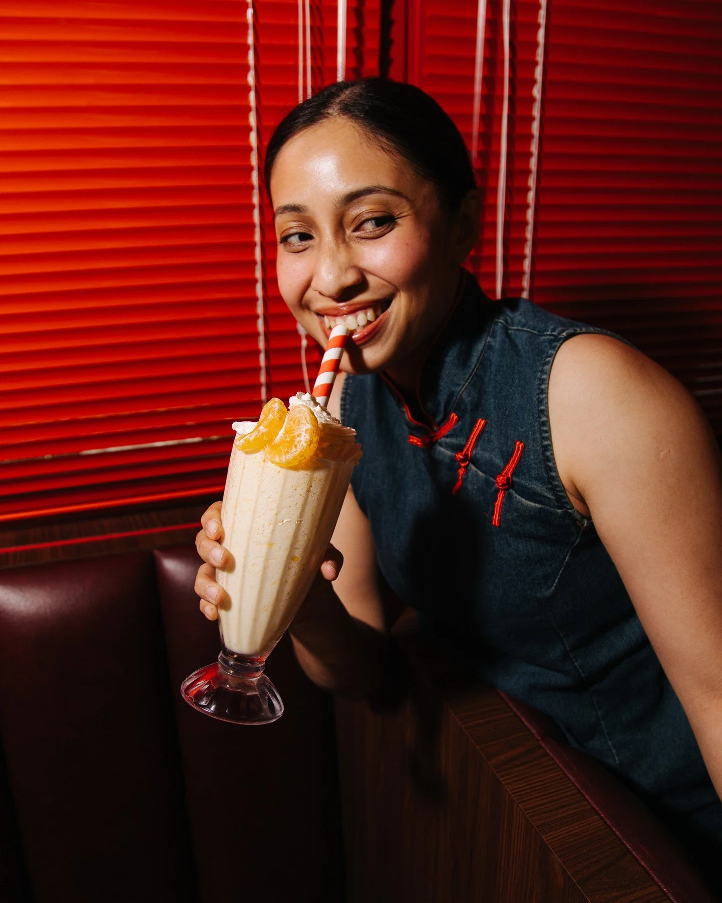 Prosperity in every sip with our Mandarin Milkshake 🍊🧧⁠
⁠
Creamy, citrusy, and here for the season!