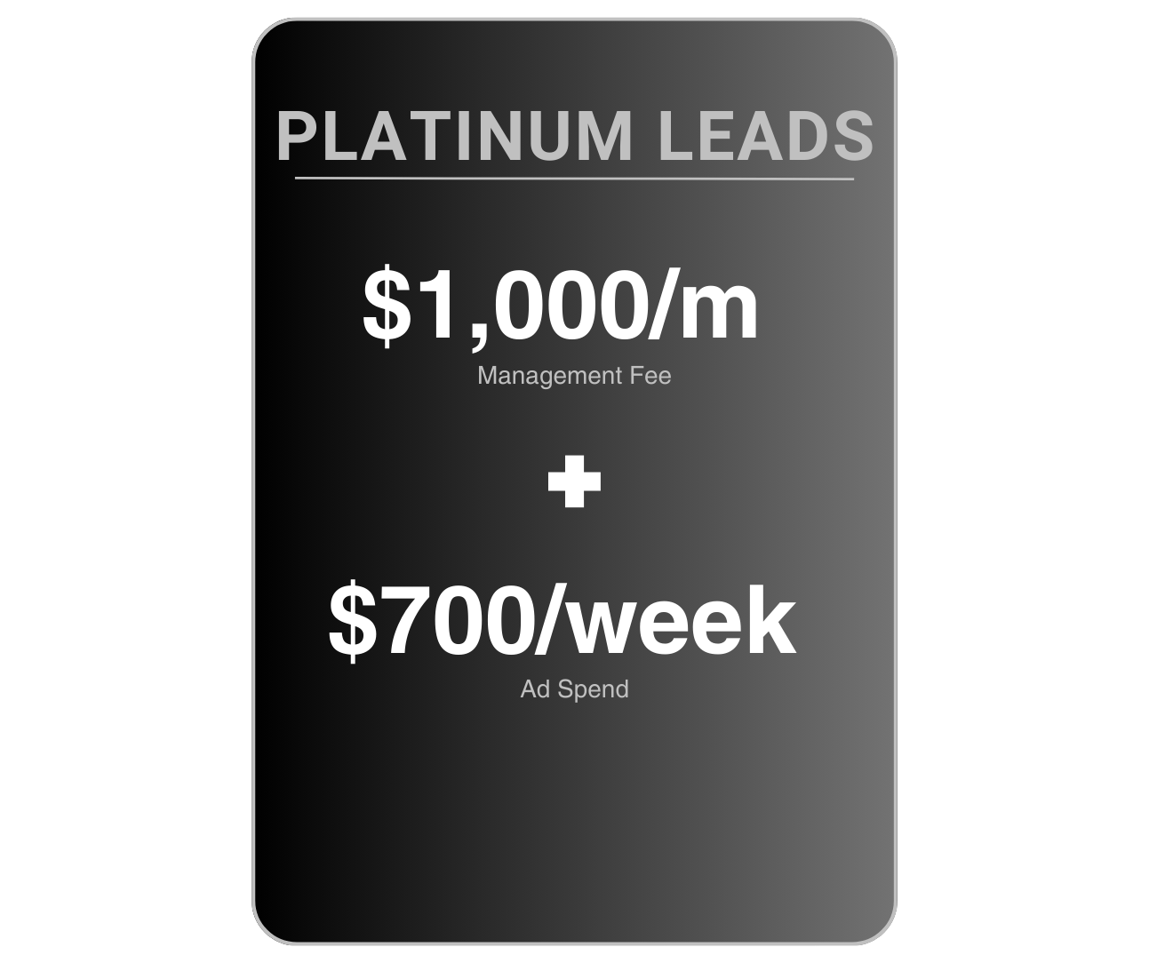 Platinum Leads