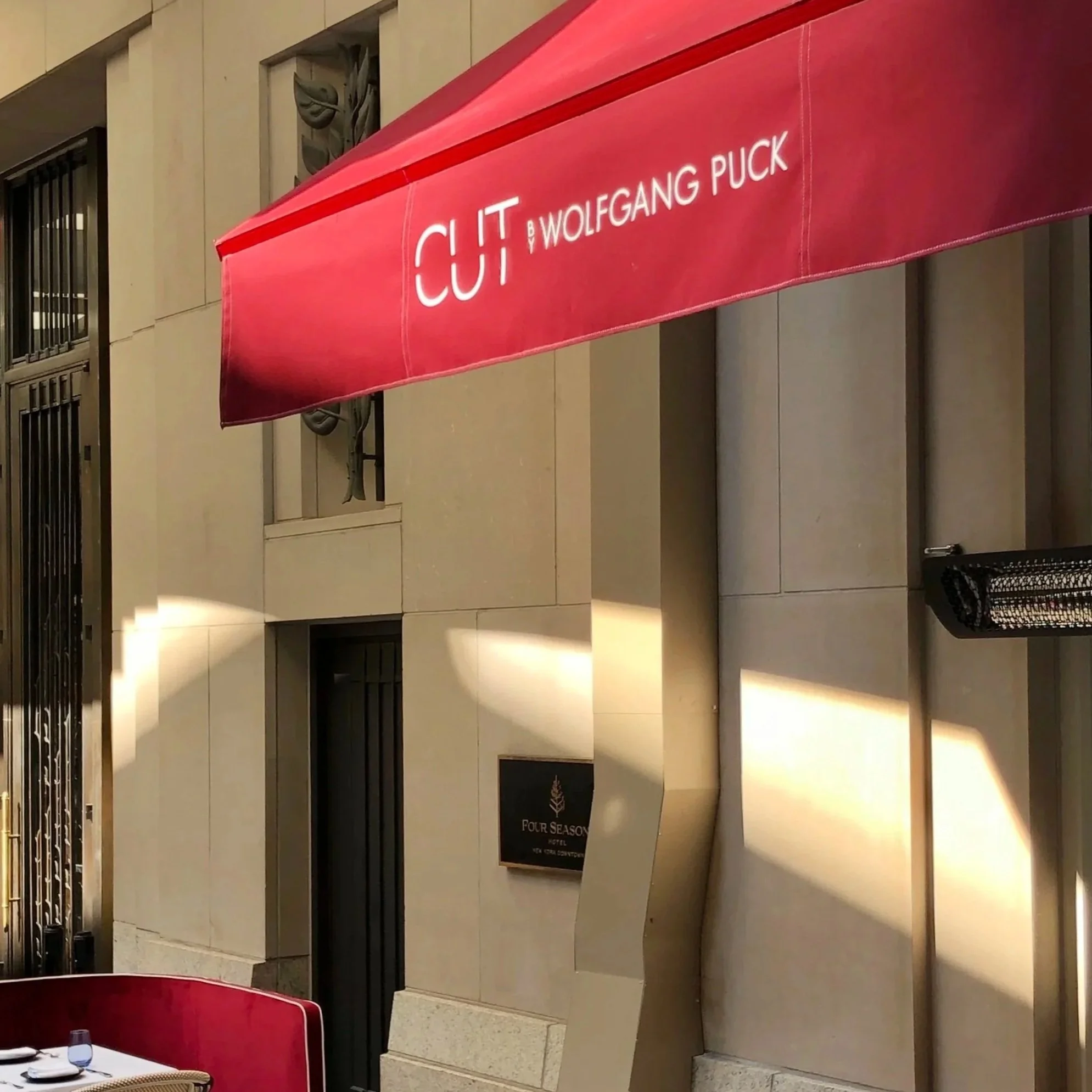 Attaching Awnings to Rainscreen Walls (CUT, NYC)