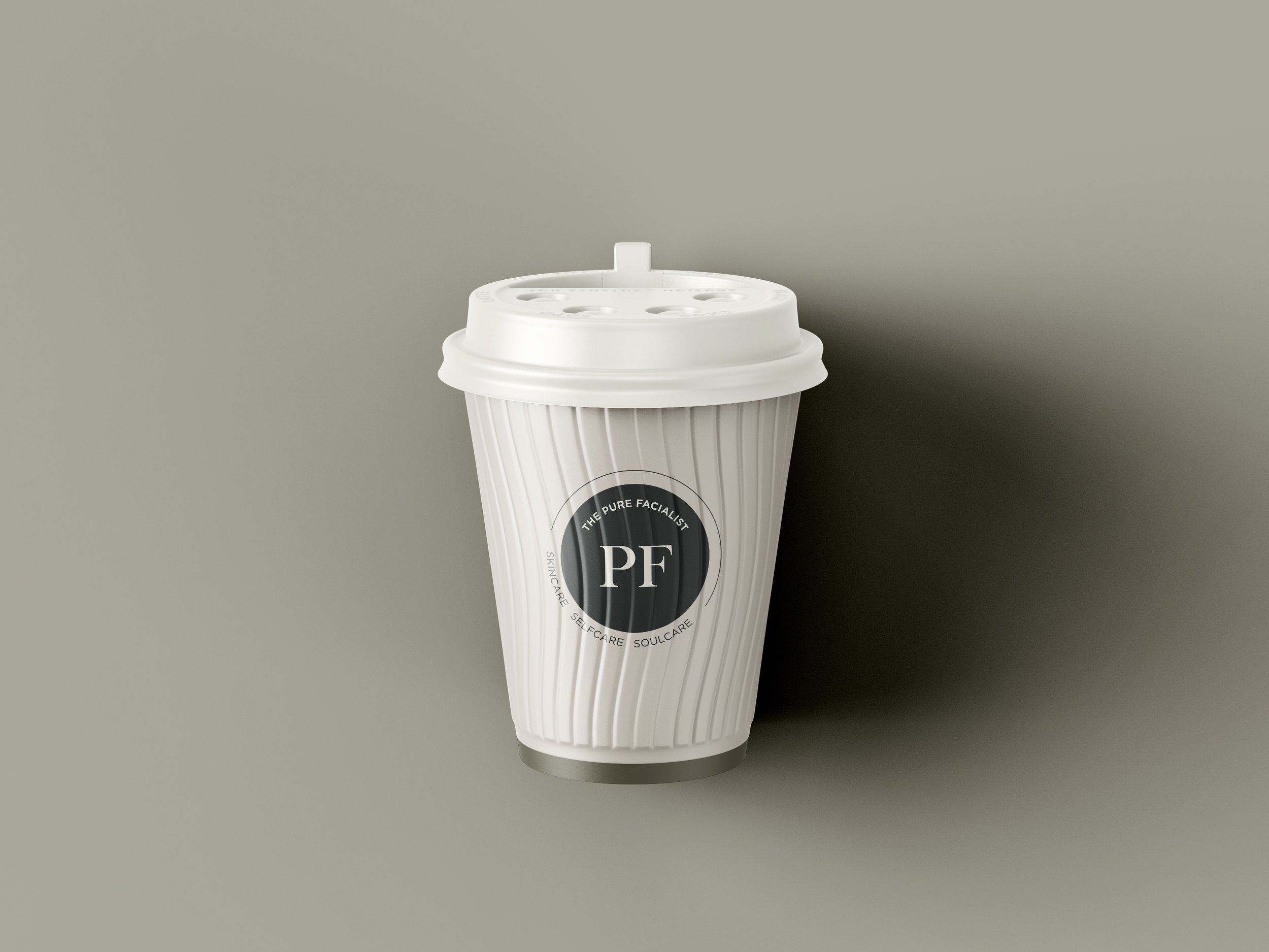 The Pure facialist coffee cup