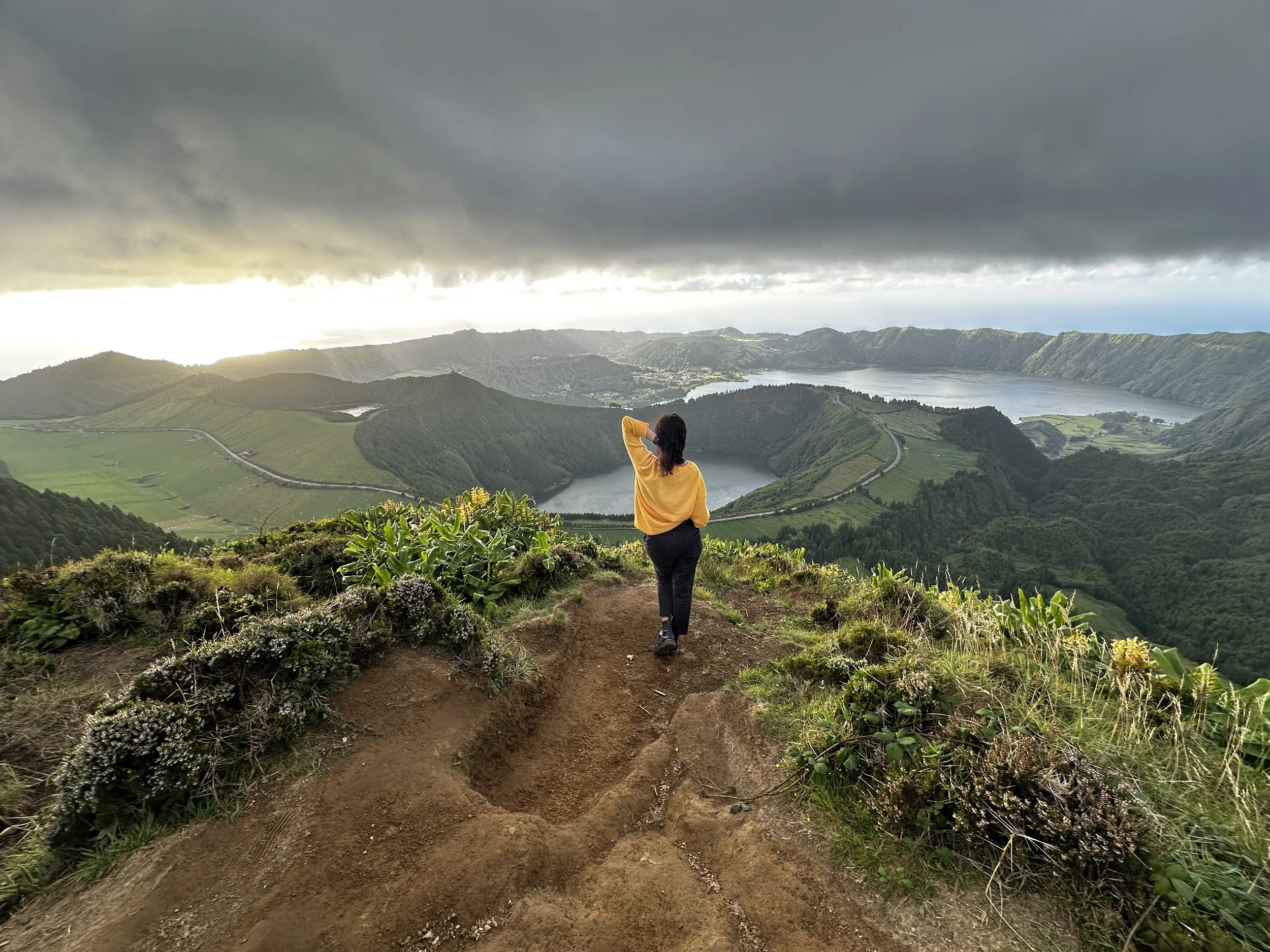 São Miguel Azores volcanic crater viewpoint hiking photo tour experience