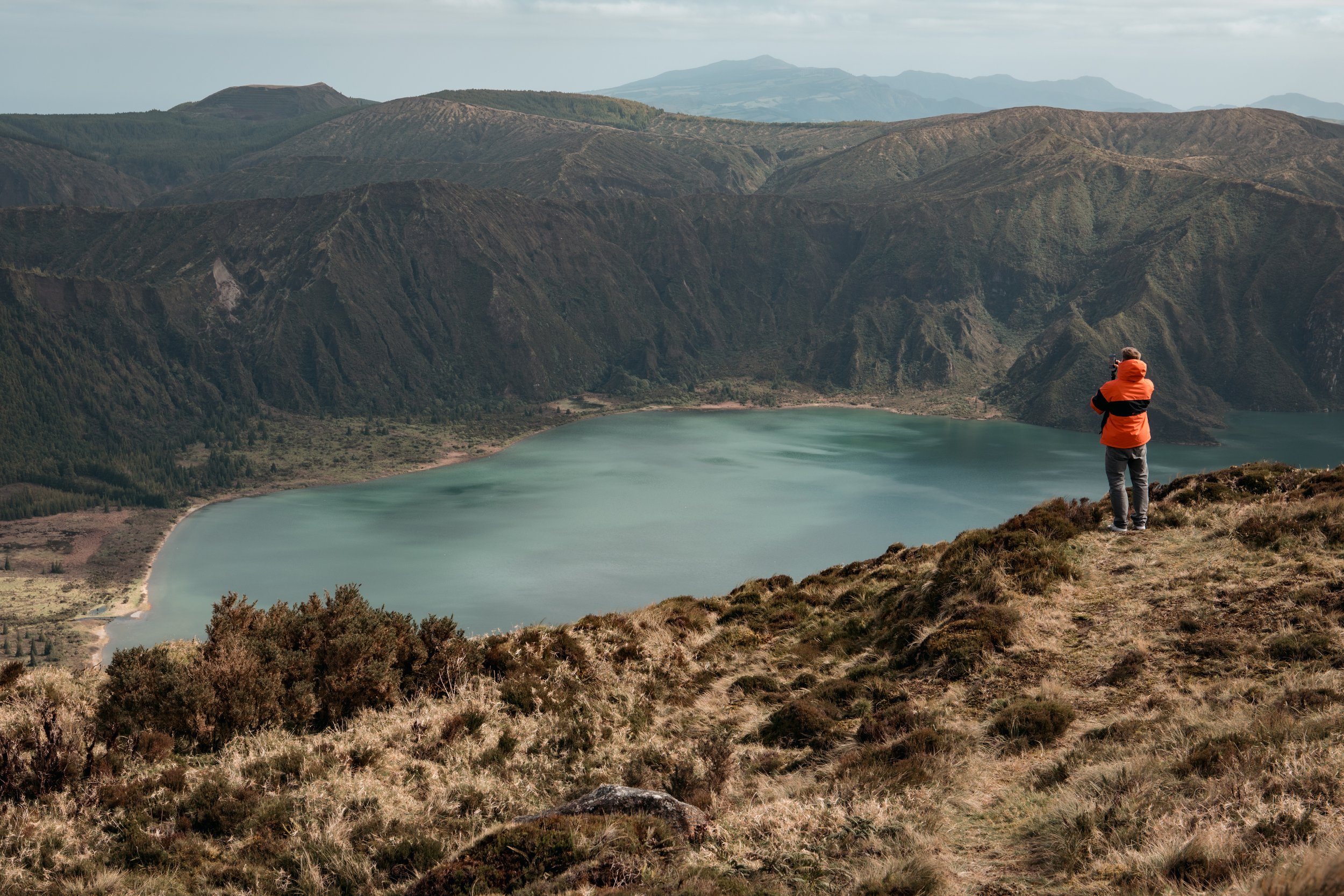 Stunning volcanic landscape at Lagoa do Fogo, São Miguel Island, photographed during a private full-day photo tour with an Azores photographer