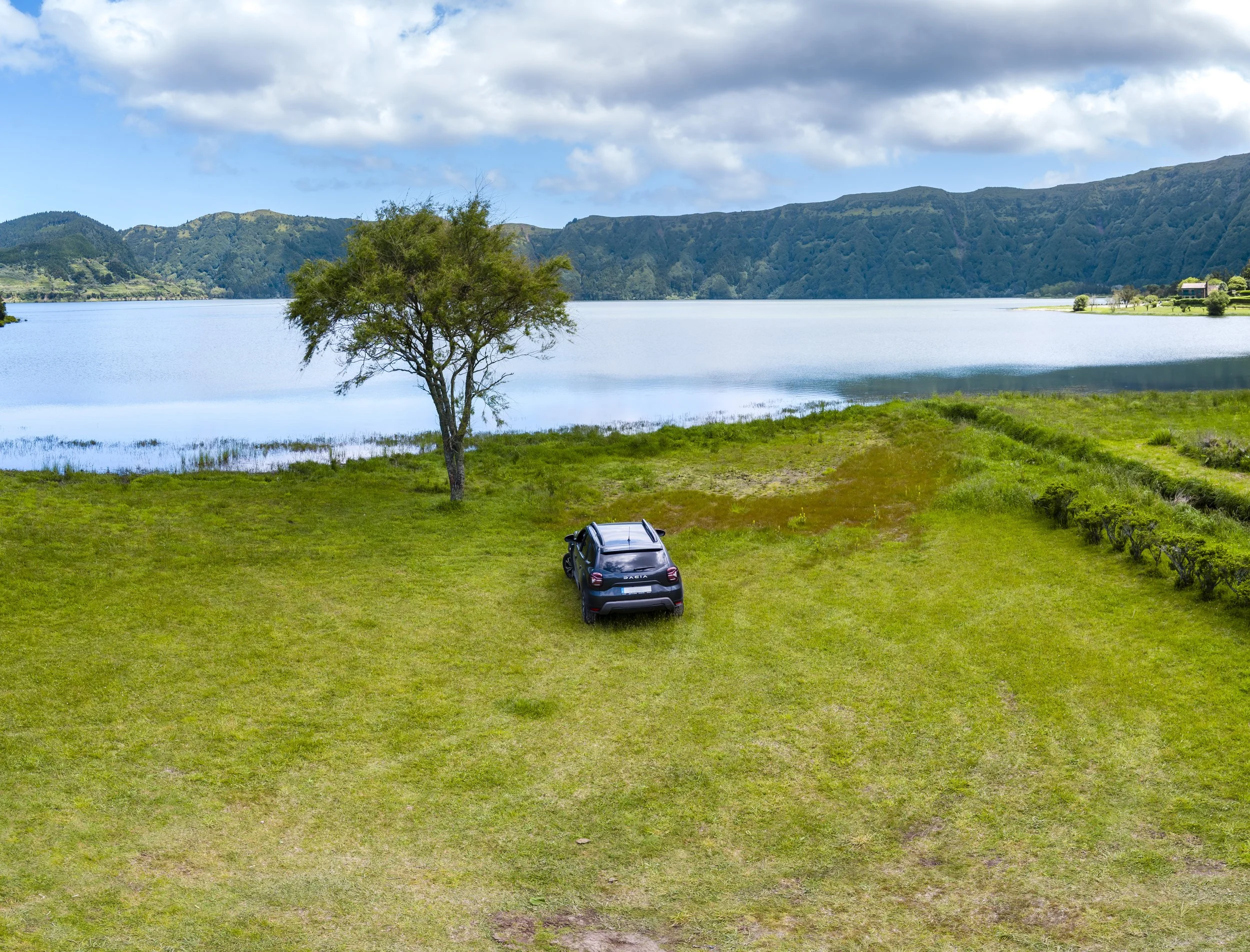 Azores photo tour SUV by lake São Miguel Island landscape photography experience