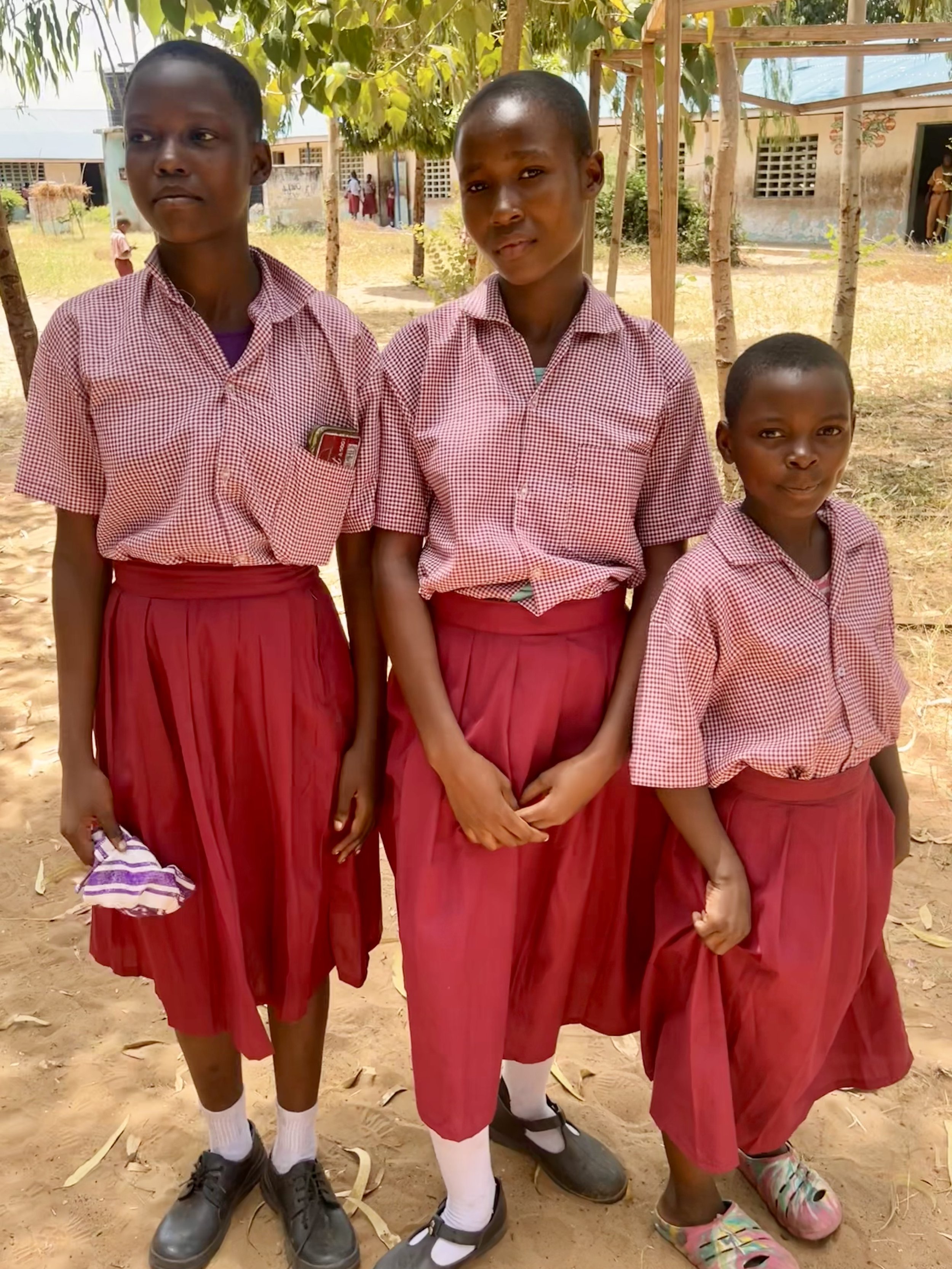 Girl students at school in Kilifi, Kenya