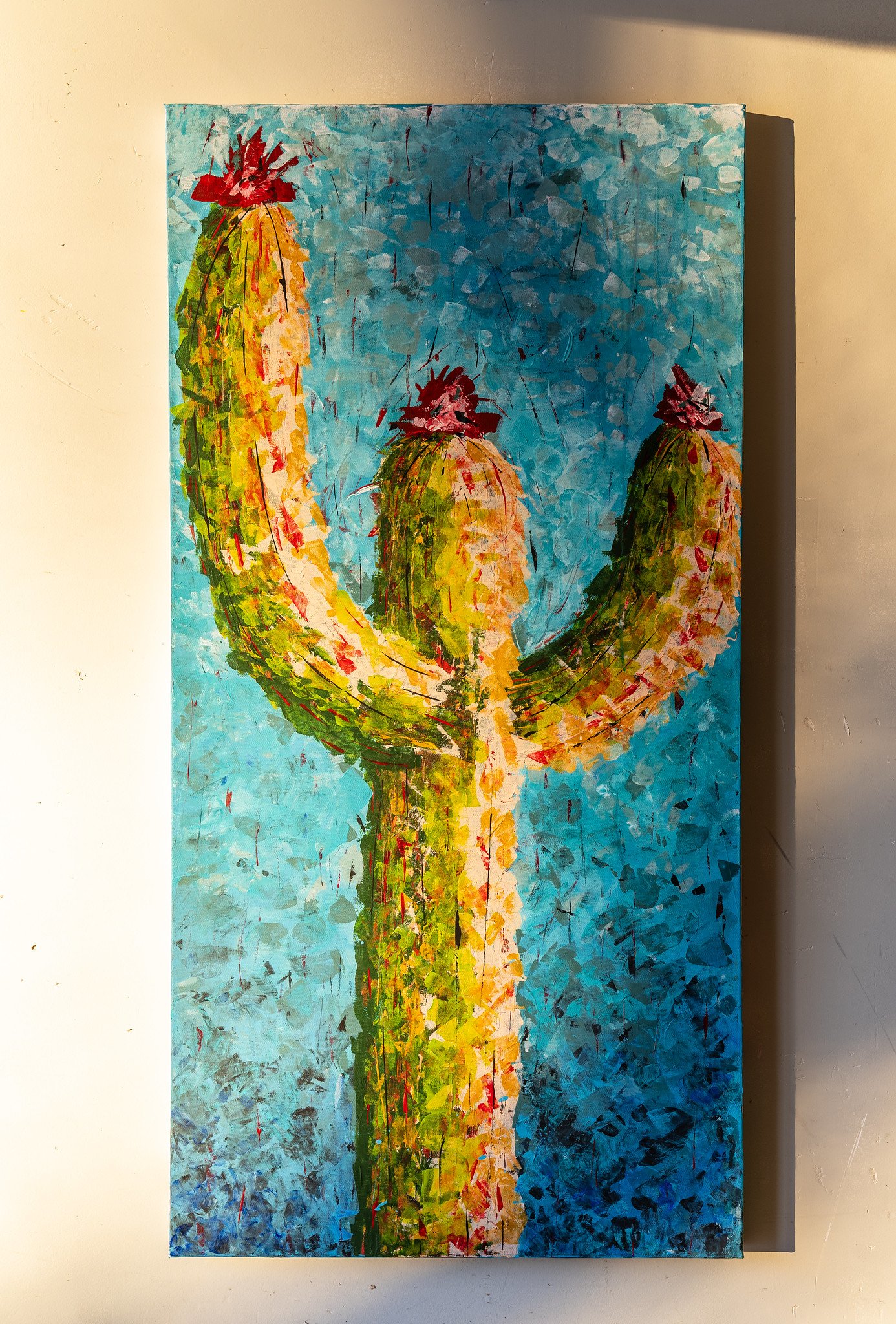 Cactus - 30" x 48" - $1100