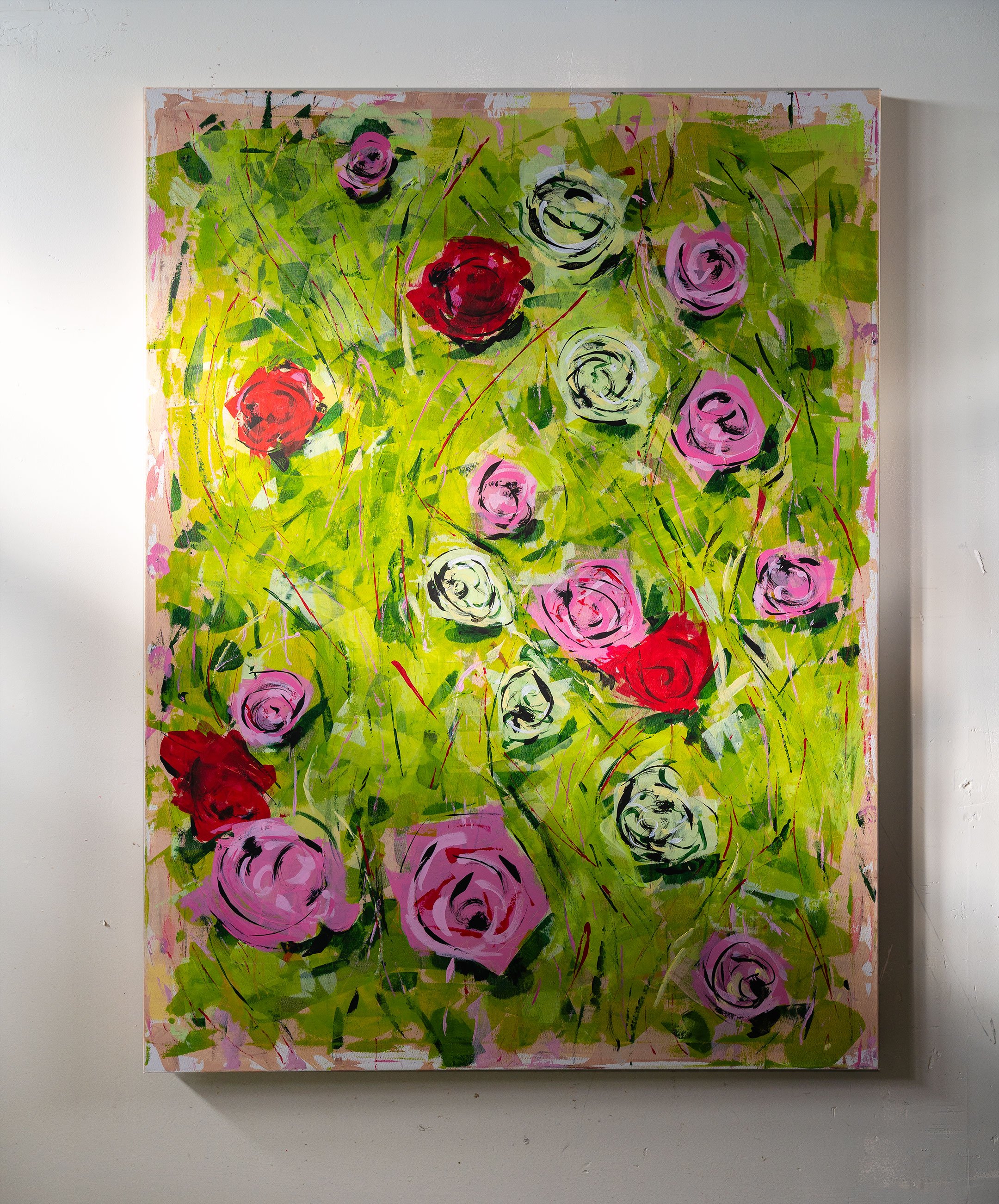 Take the A Train - 36" x 48" - $1200