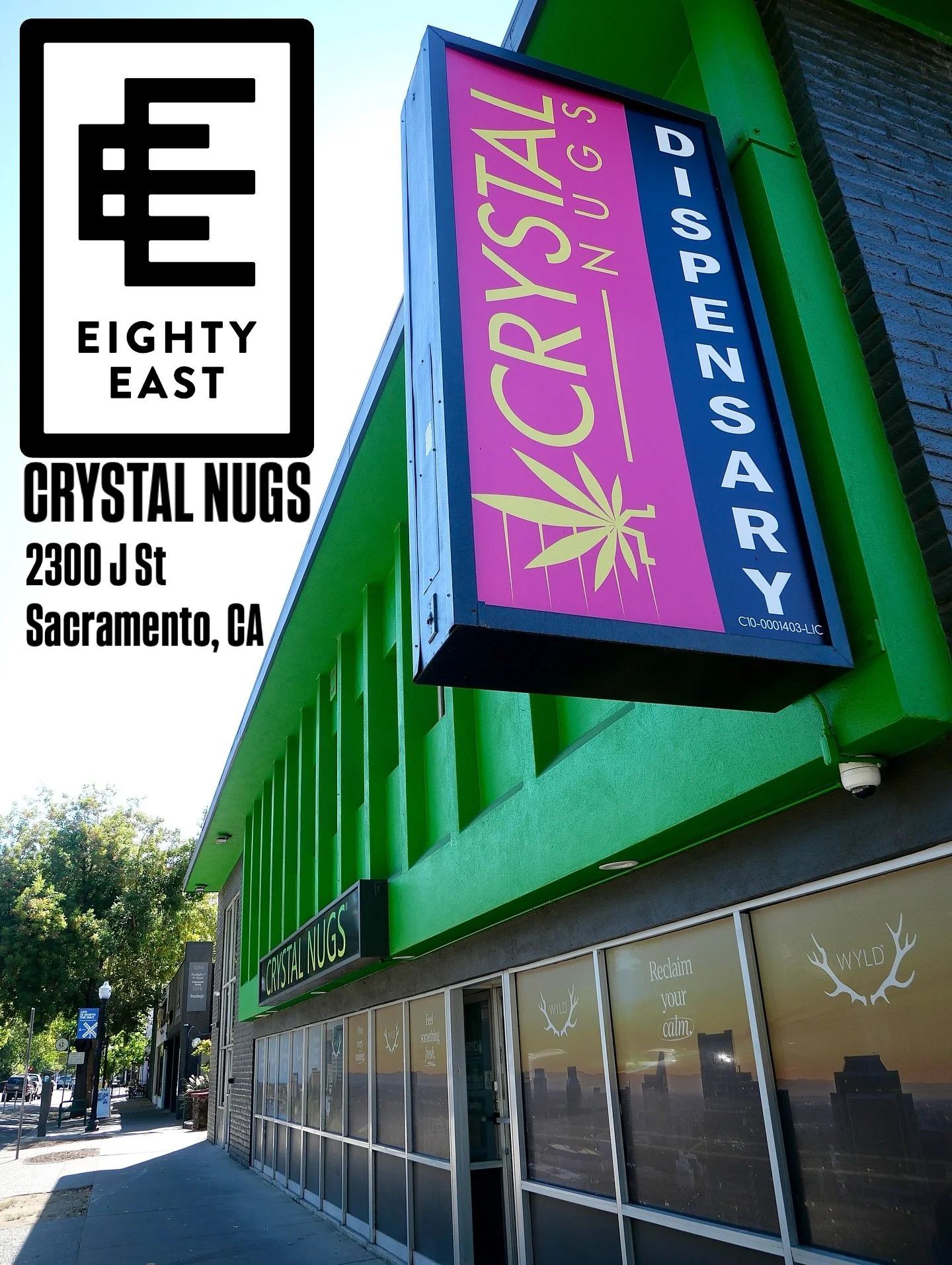 CRYSTAL NUGS X EIGHTY EAST 📍2300 J St
Sacramento, CA  95816