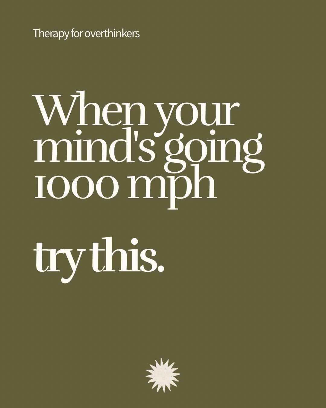 When your nervous system is overwhelmed, it&rsquo;s not going to be soothed with logic and more thinking. It needs physiological, felt proof that it&rsquo;s safe to stop thinking and scanning. 

The physiological sigh is a way to indicate to your bod