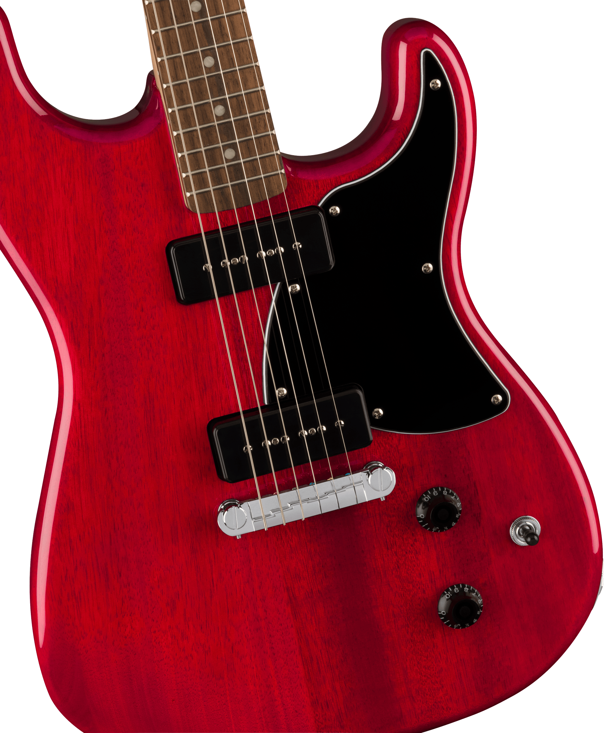 SQUIER PARANORMAL STRAT-O-SONIC™ Crimson Red Transparent