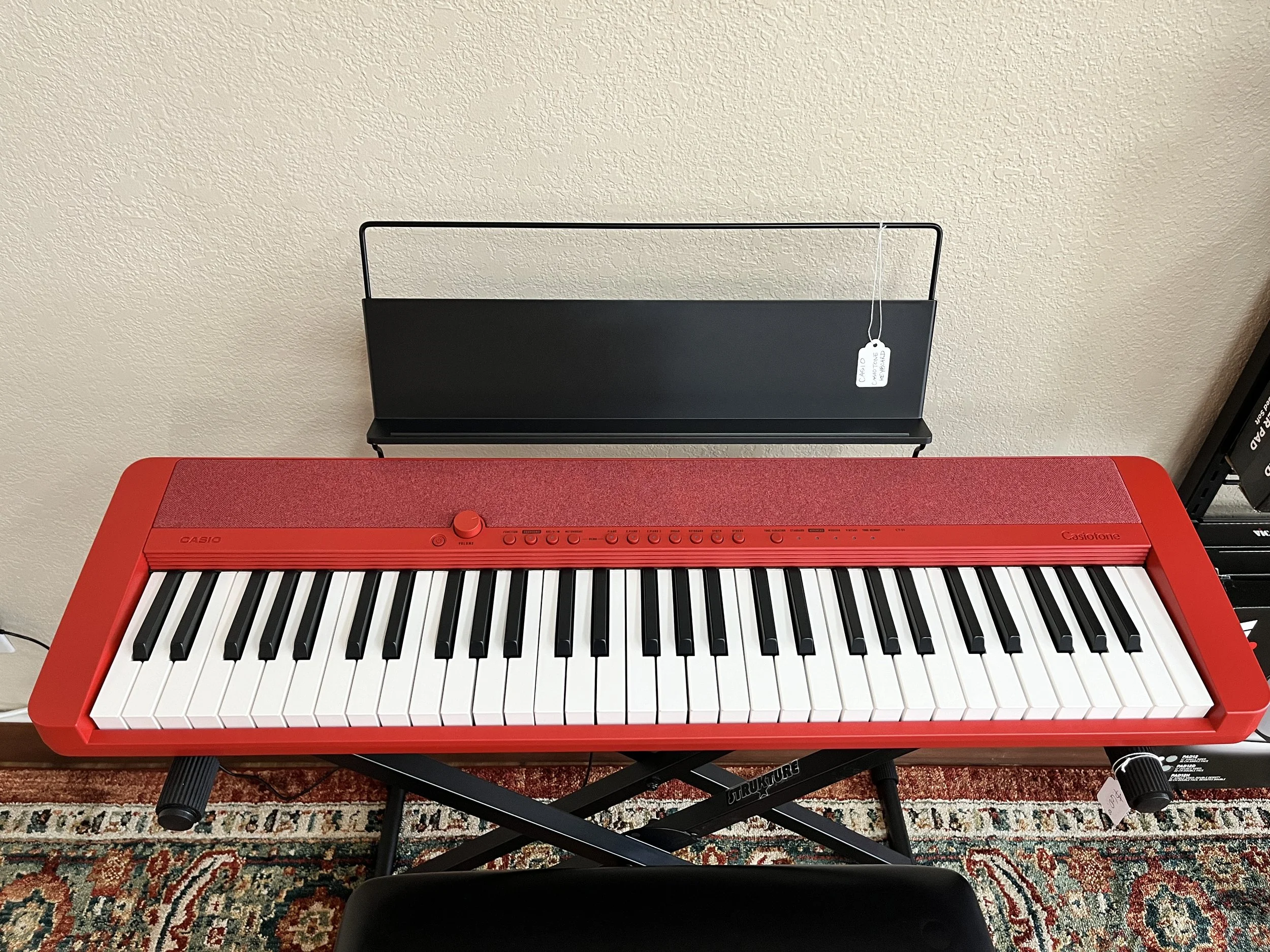 Casiotone Keyboard CT-S1 (Red) — Art & Music | Music Store & Art